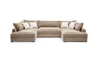 Wohnlandschaft Haidi, Cordstoff toffee - HAIDI