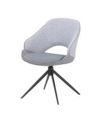 Vierfußstuhl, grau - Meriem