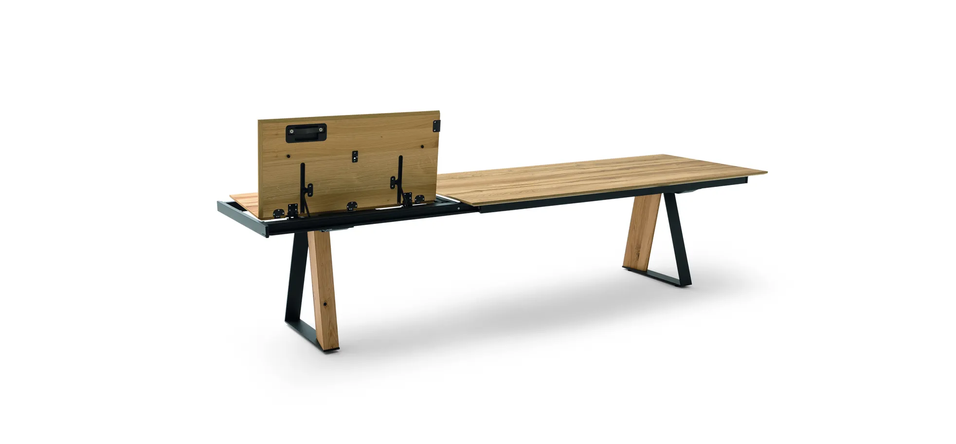 Esstisch - ausziehbar, LB ca. 220x100 cm, Eiche Furnier