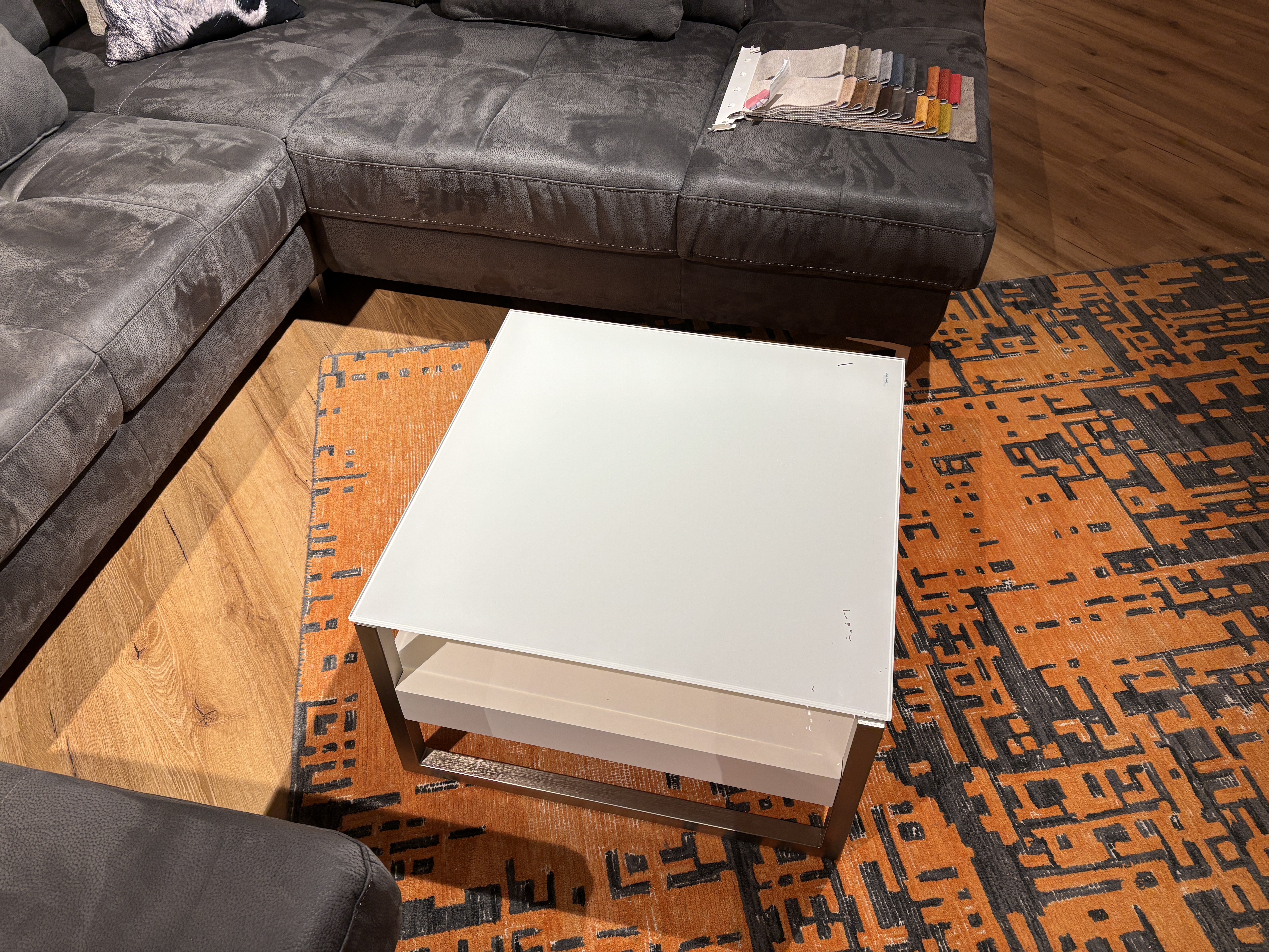 Couchtisch, Glas weiß - MyTrend 250