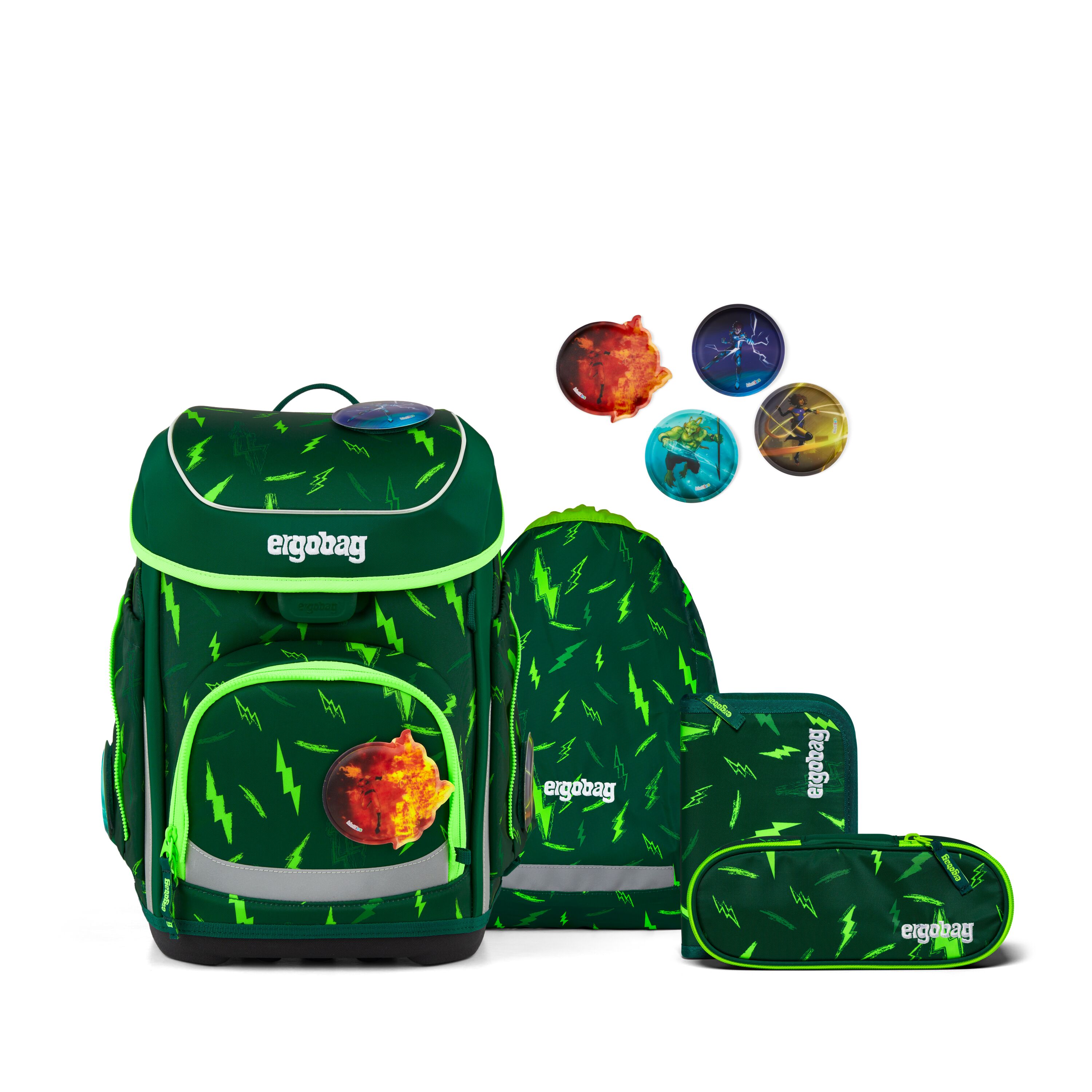 ergobag cubo Schulranzenset Bärtastisch - cubo