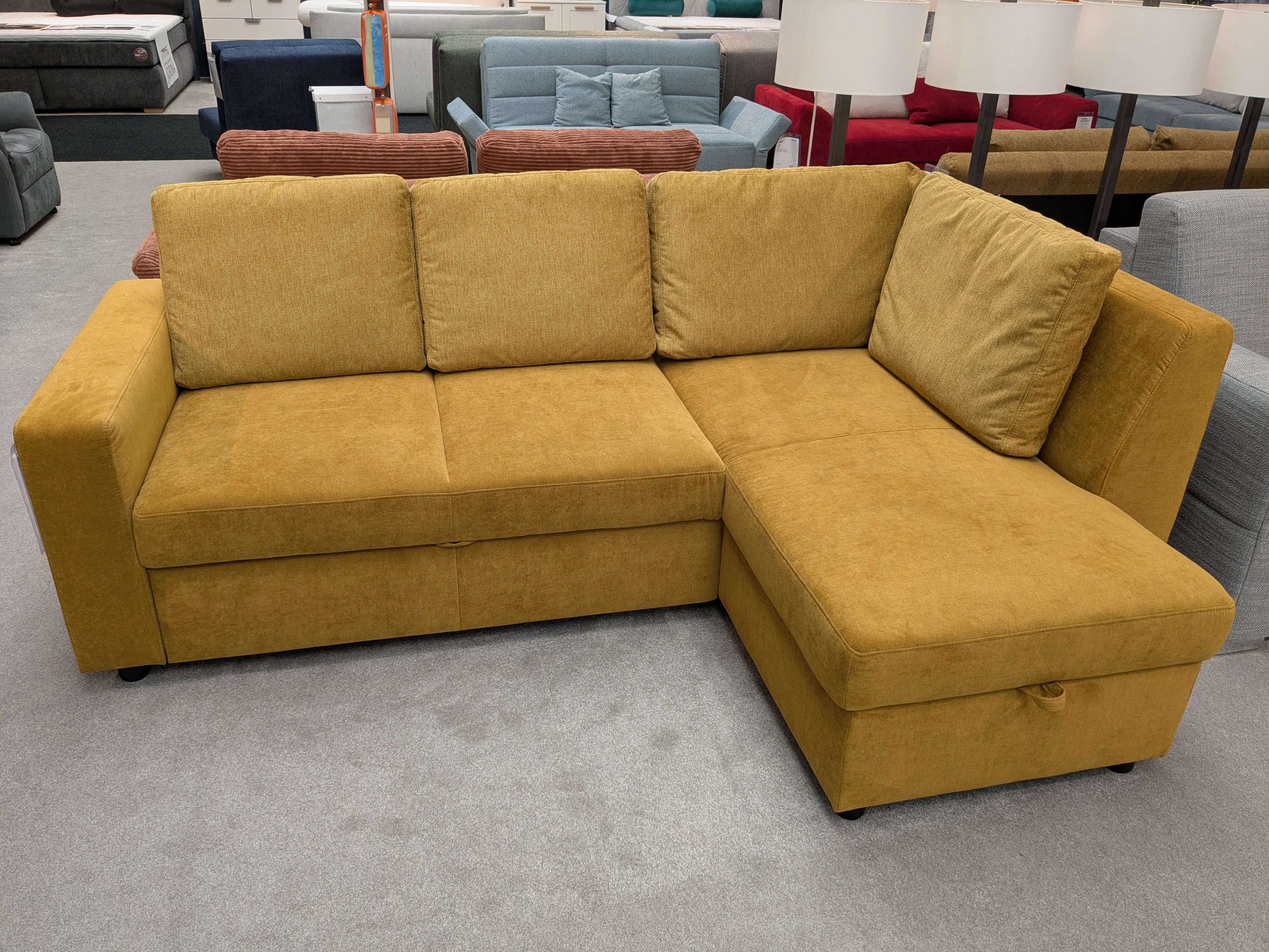 Ecksofa, mit Bettauzug u. Bettkasten - Pro Flexx XC