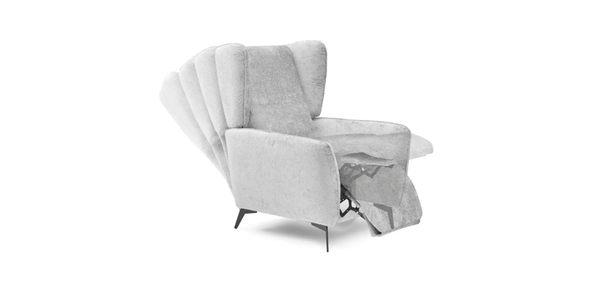 TV-Sessel - Relaxfunktion, Stoff, Navy