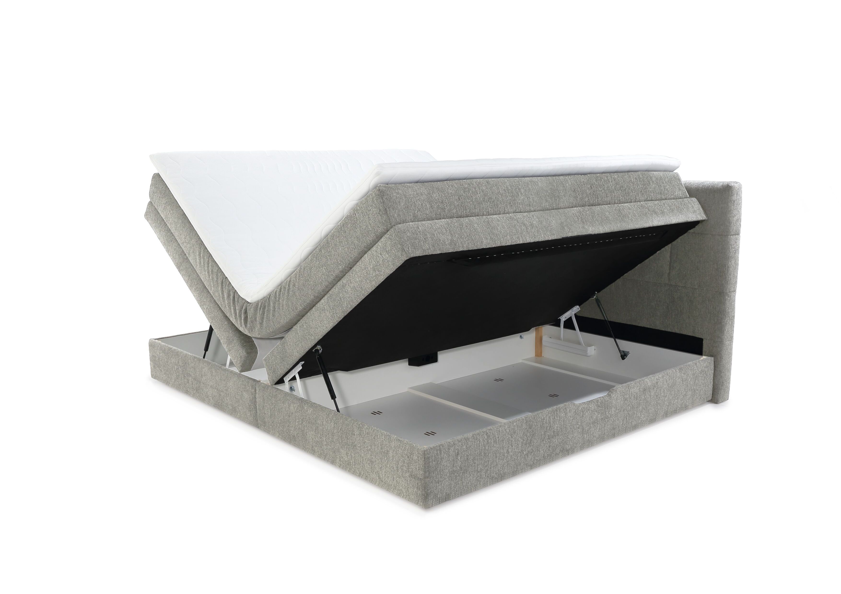 Familien - Boxspringbett, grau - MyStyle 3059