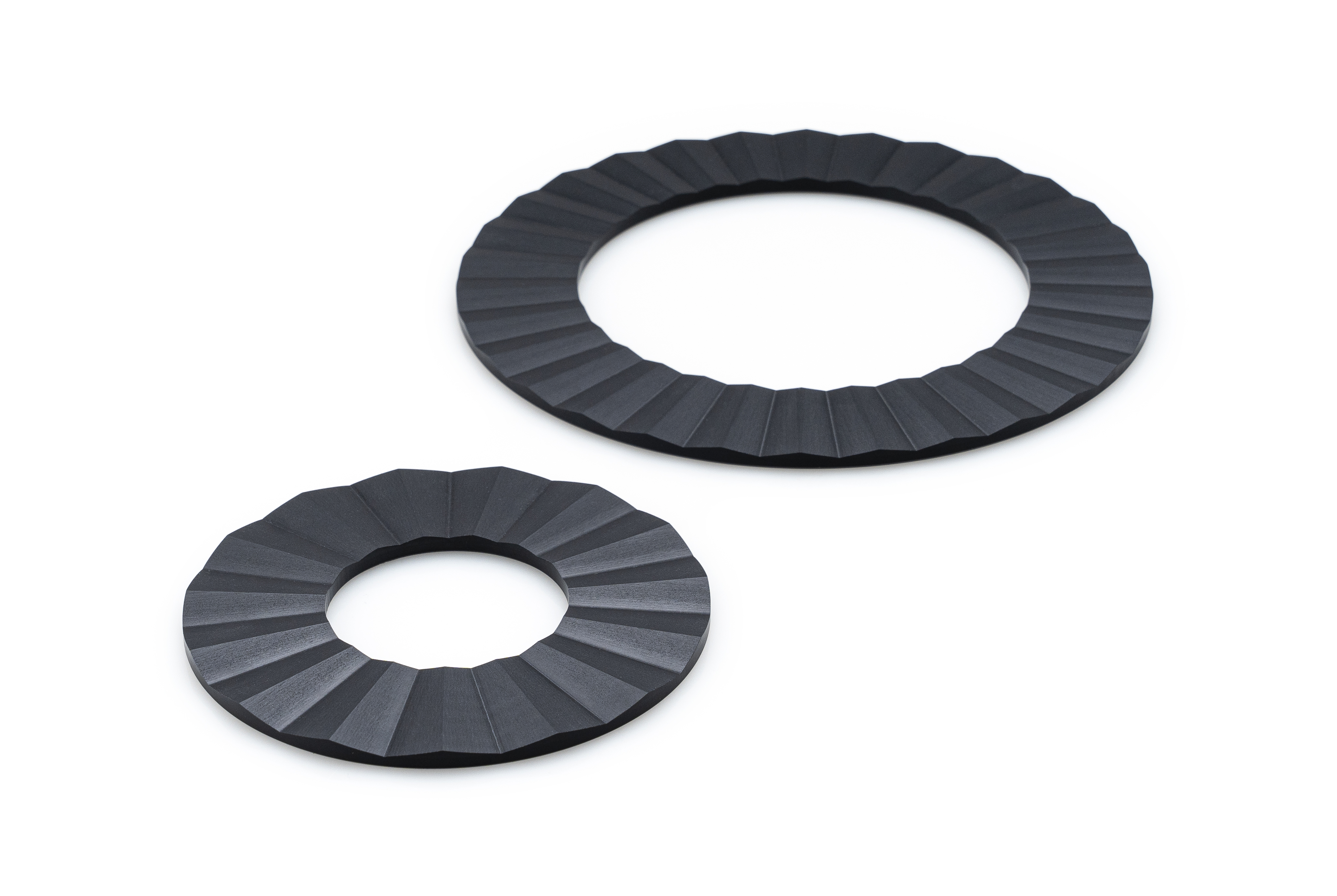 Untersetzer rund schwarz - Ø 20x0,6 cm