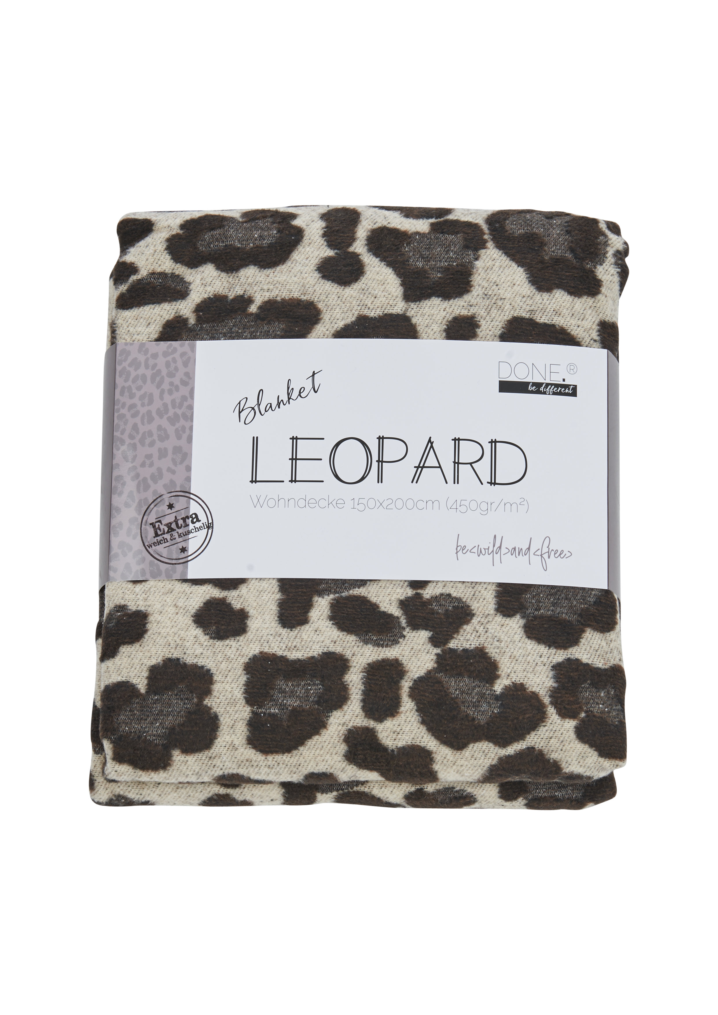 Wohndecke - LEOPARD 150x200cm