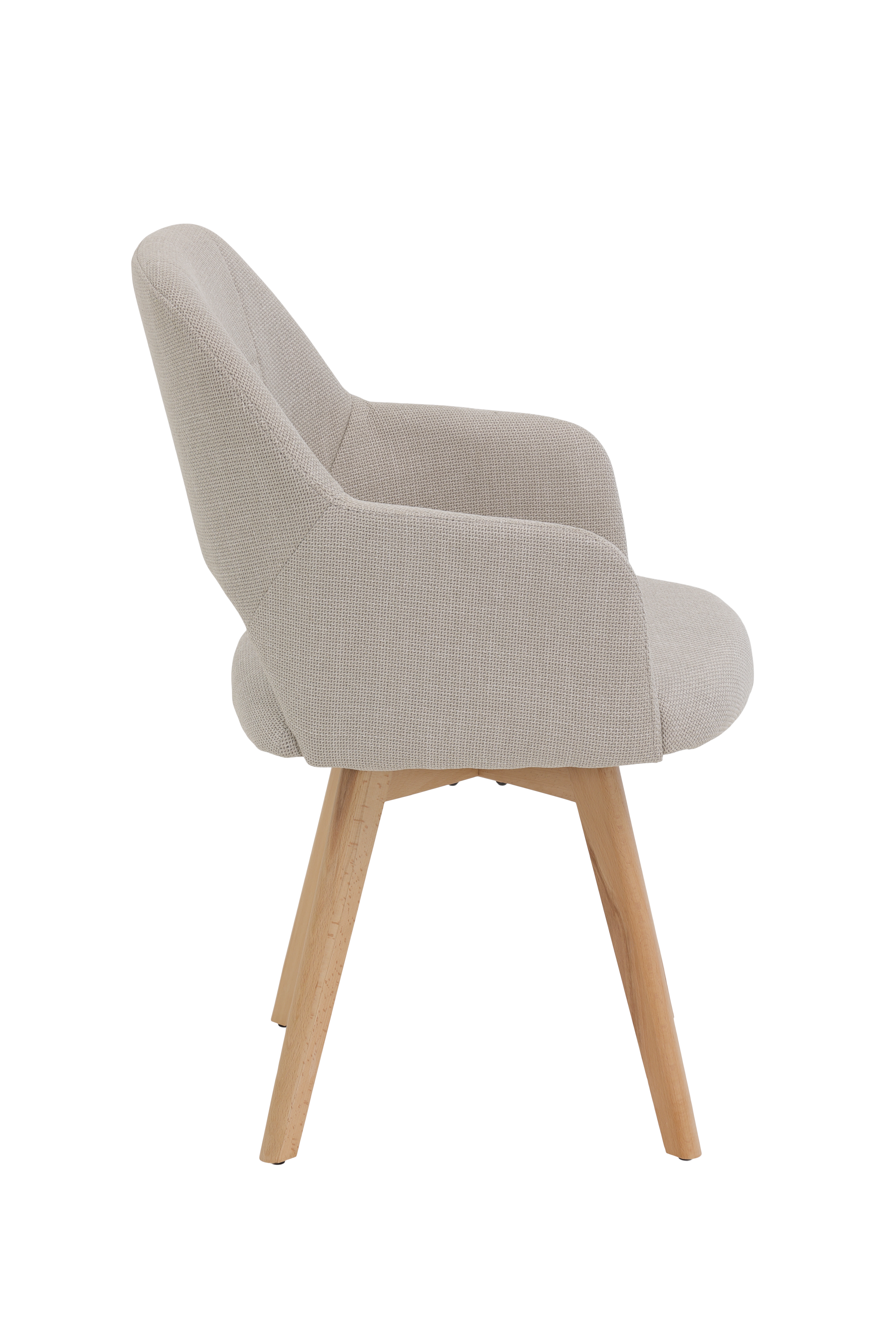 Armlehnstuhl, beige - MyStyle 4036