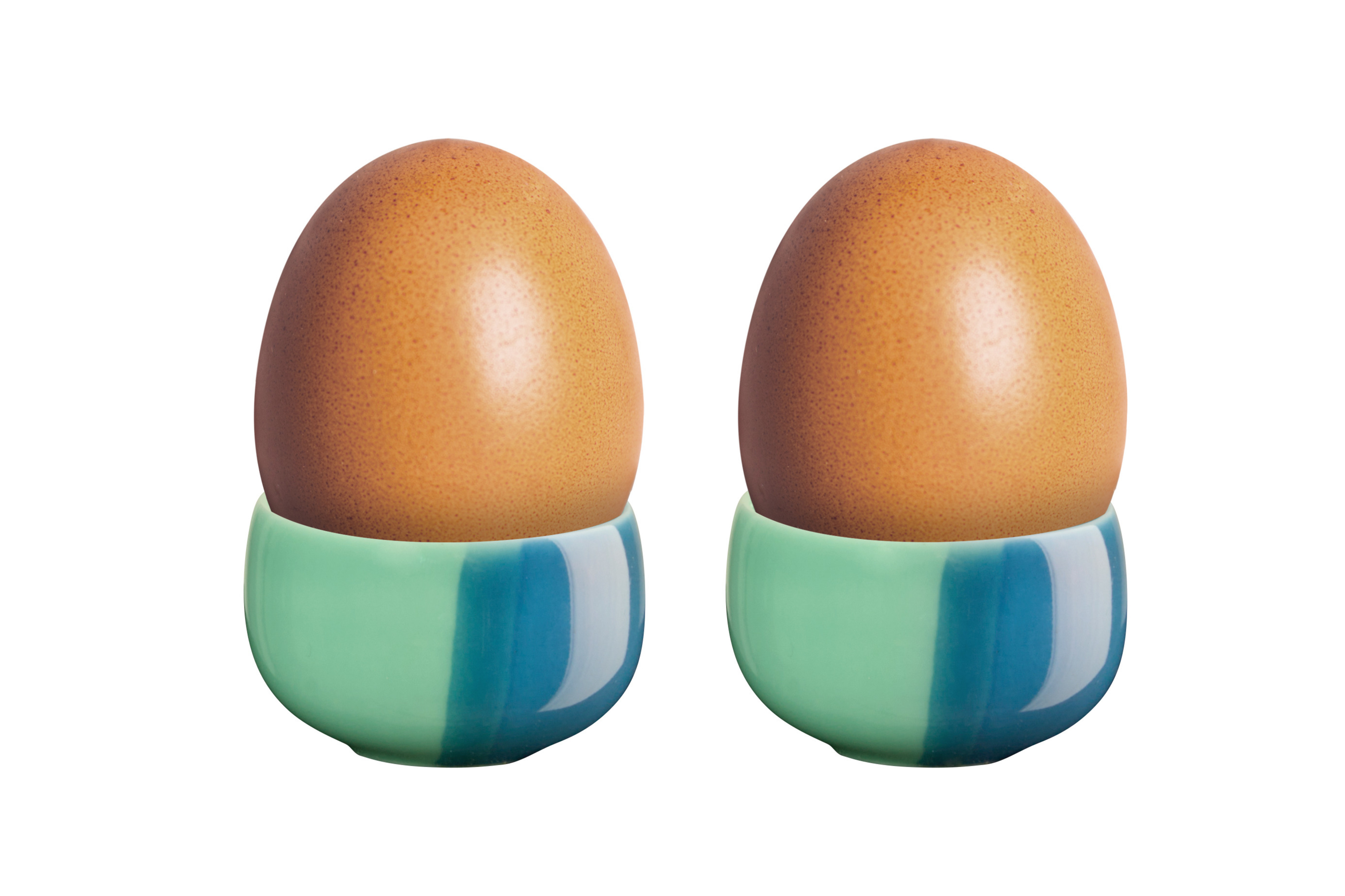 2er Set Eierbecher joy,  blueberry smoothie - Ø4,7 cm, Höhe 3 cm