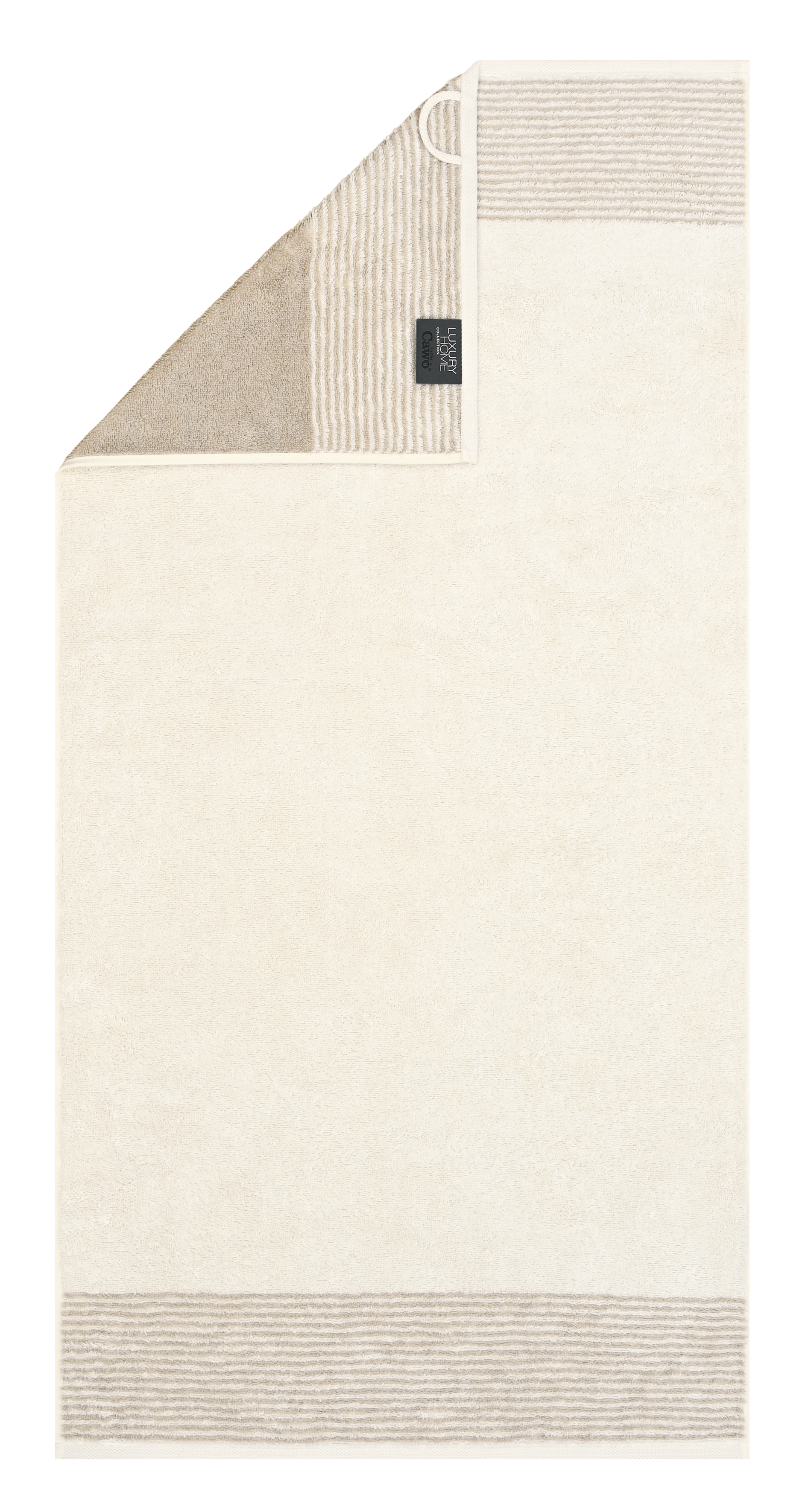 Handtuch Two-Tone, natur - 50x100cm, Doubleface