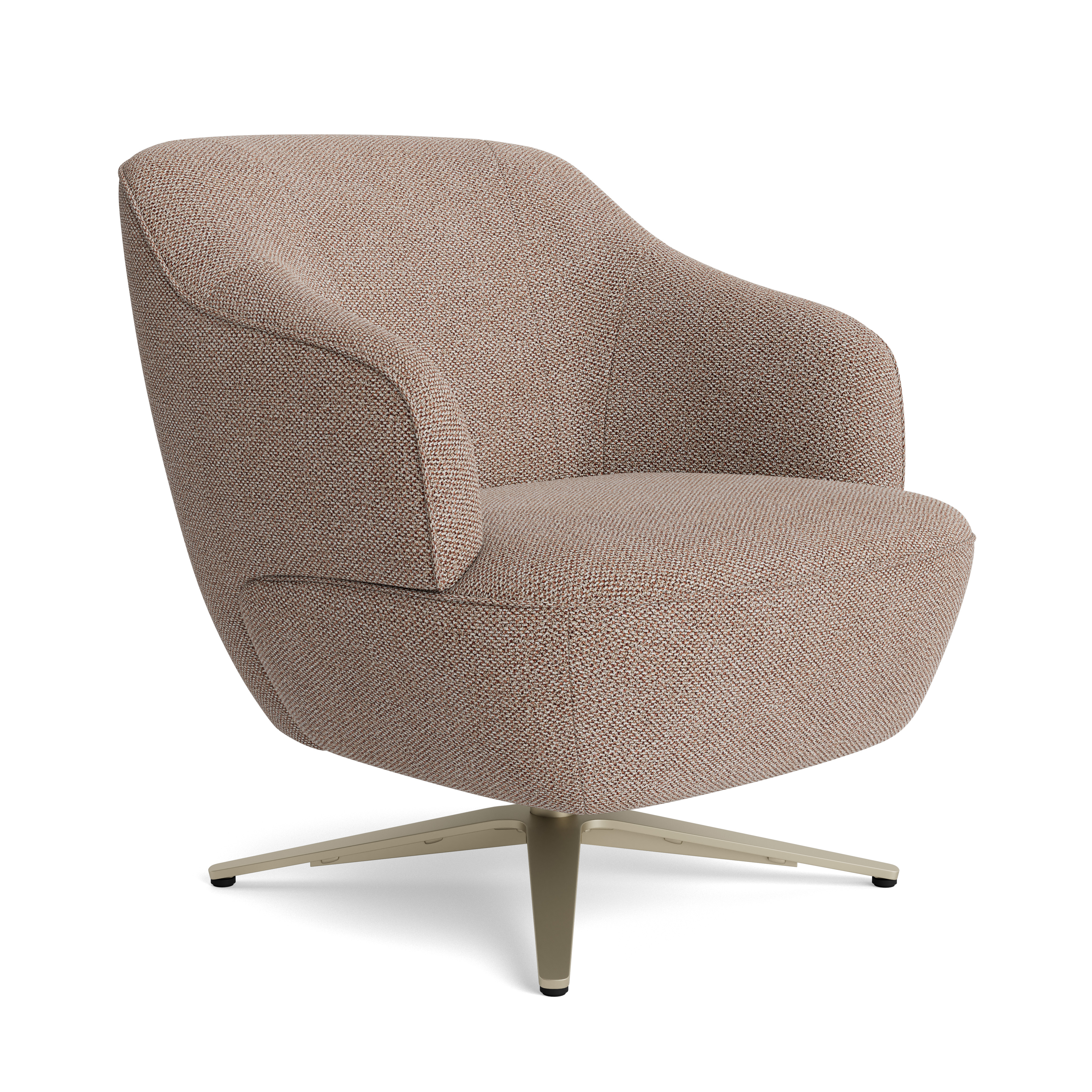 Drehsessel, Stoff Kupfer - Global Family Burela