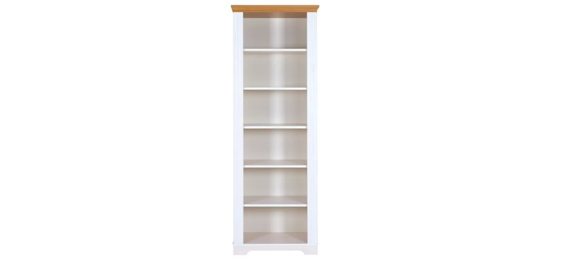Regal - B ca. 68 cm, Weiß, Oak Colori