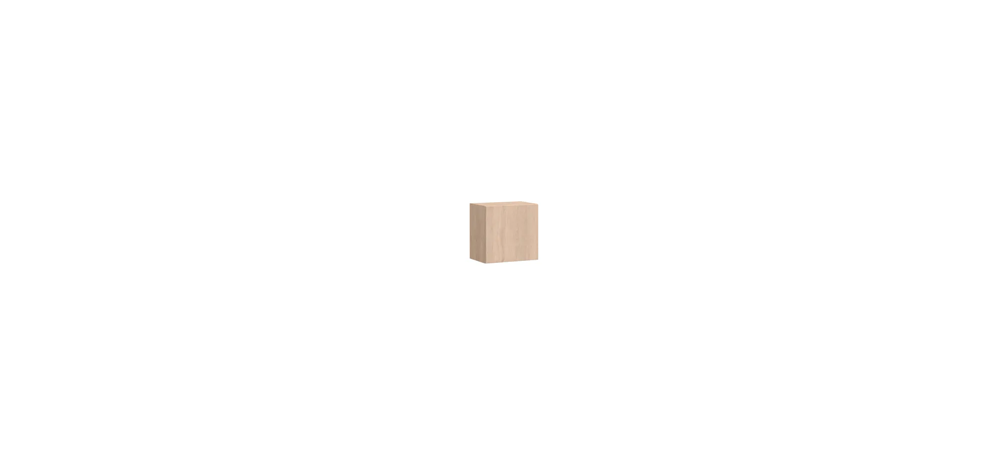 Hängelelement - B. ca. 34 cm, Eiche, Sand