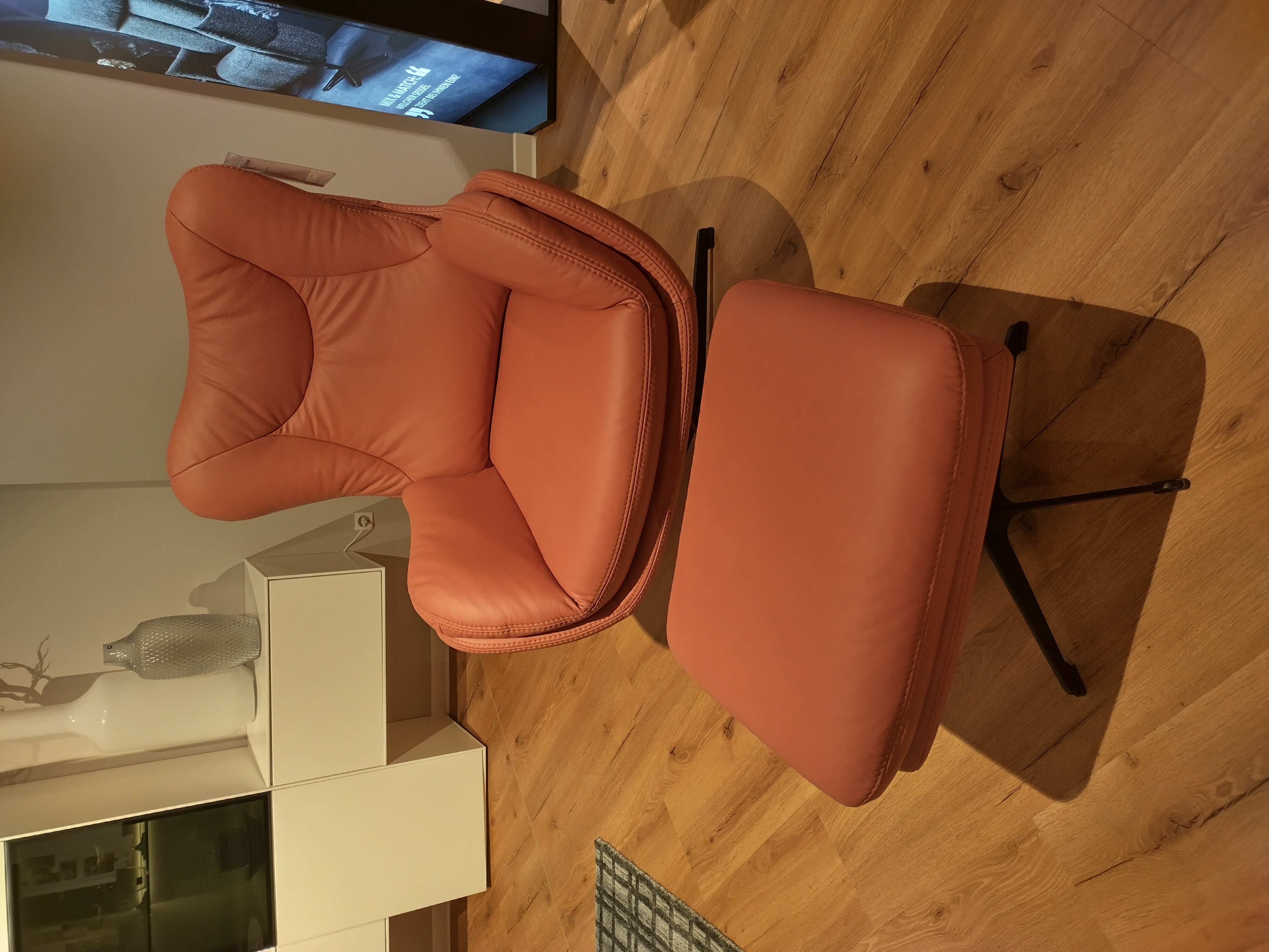 Einzelsessel, apricot - SW Kiko