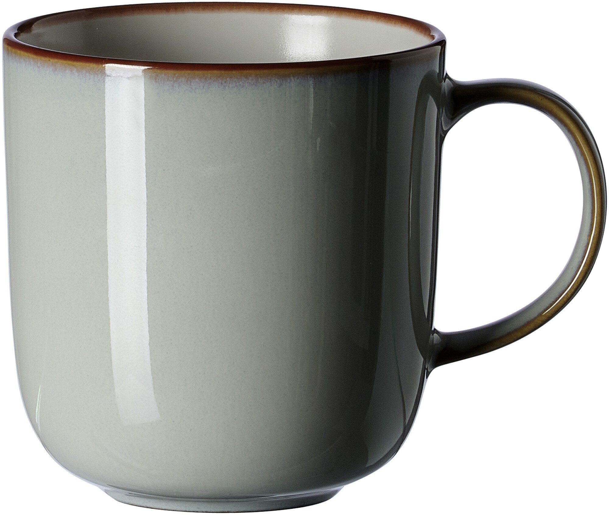 Henkelbecher Portofino - steinzeug, grau, 400ml