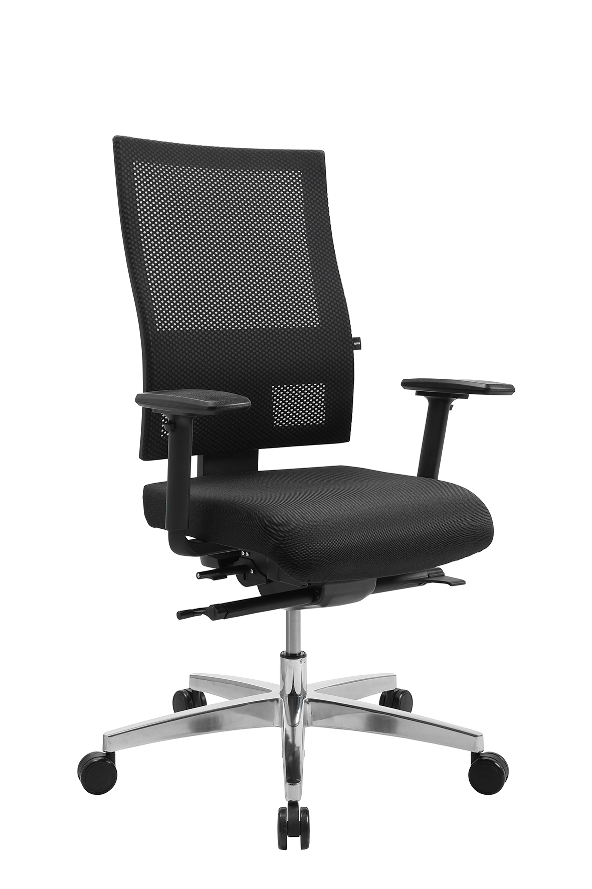 Büro-Drehstuhl, Fußkreuz Alu - Sitness