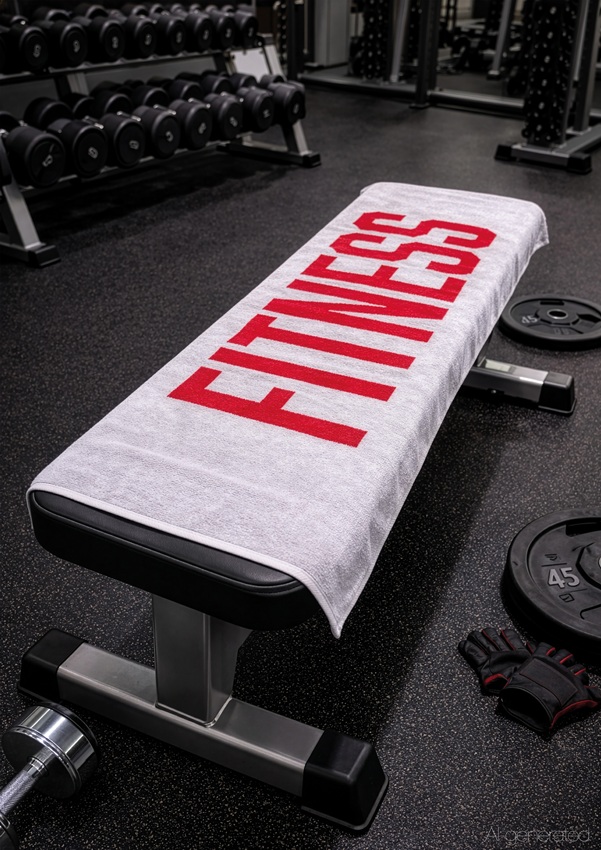 Fitnesstuch Fitness, ca. 50x130cm, rot - Fitness- & Gym-Towel