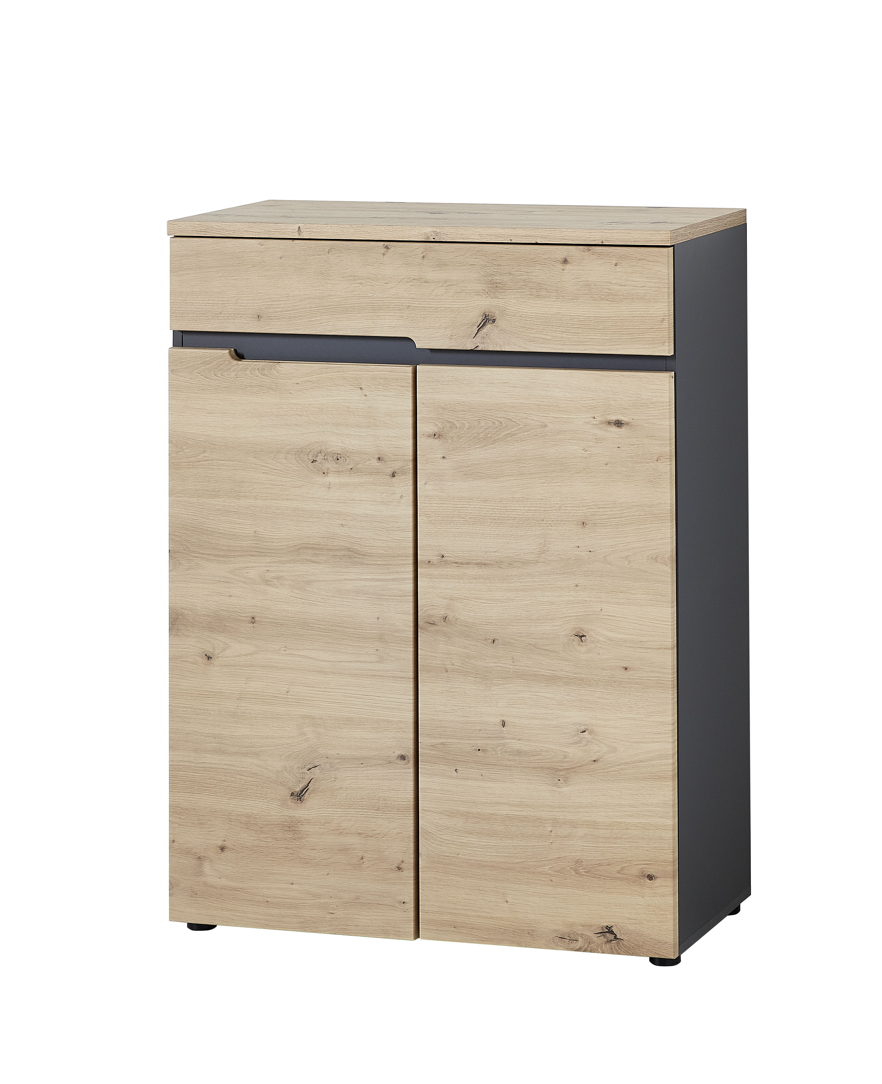 Schuhschrank, Artisan Eiche MDF - Ilario