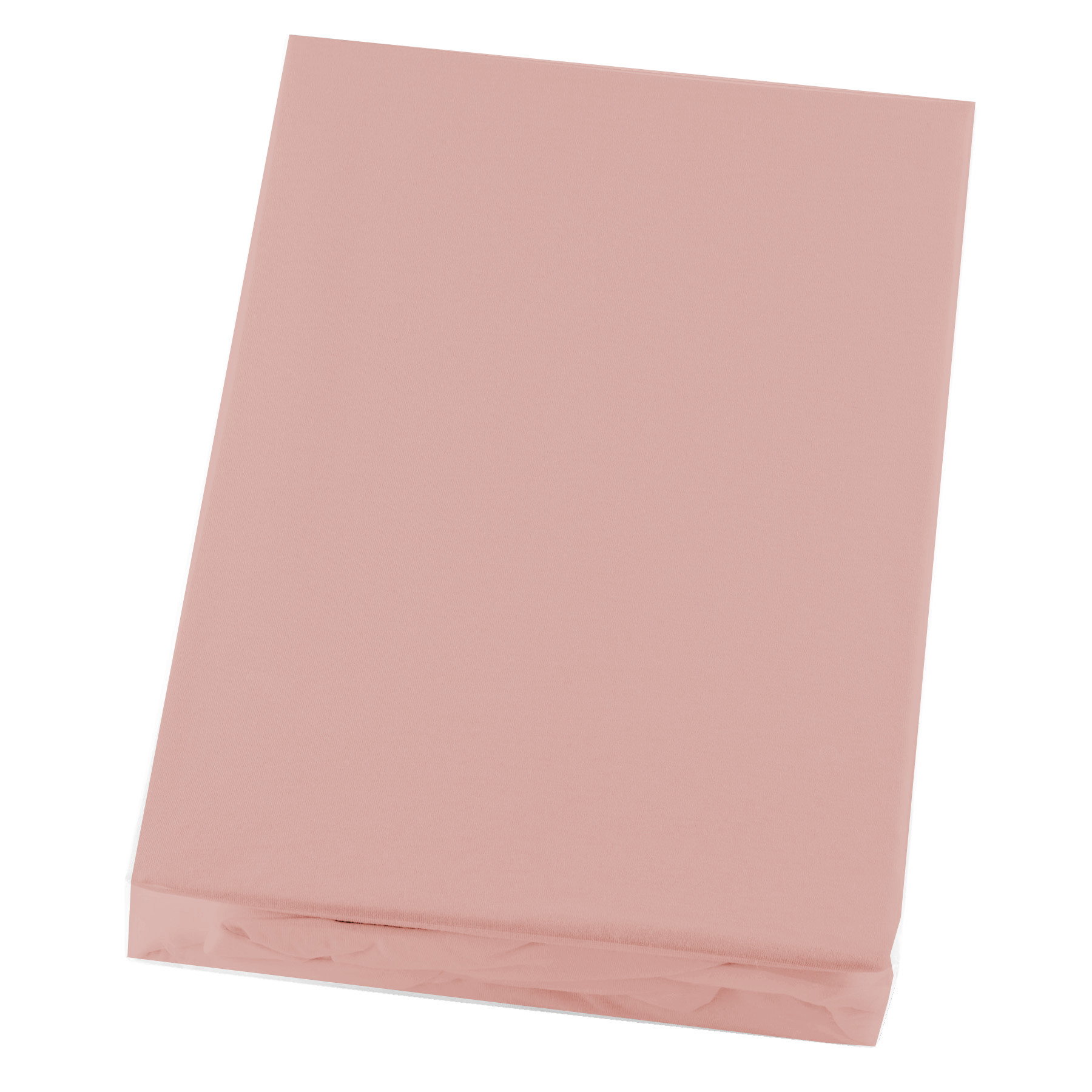 Spannbetttuch Casea Natürlich Madrid - 160x220cm, Rosenquartz (Altrosa)