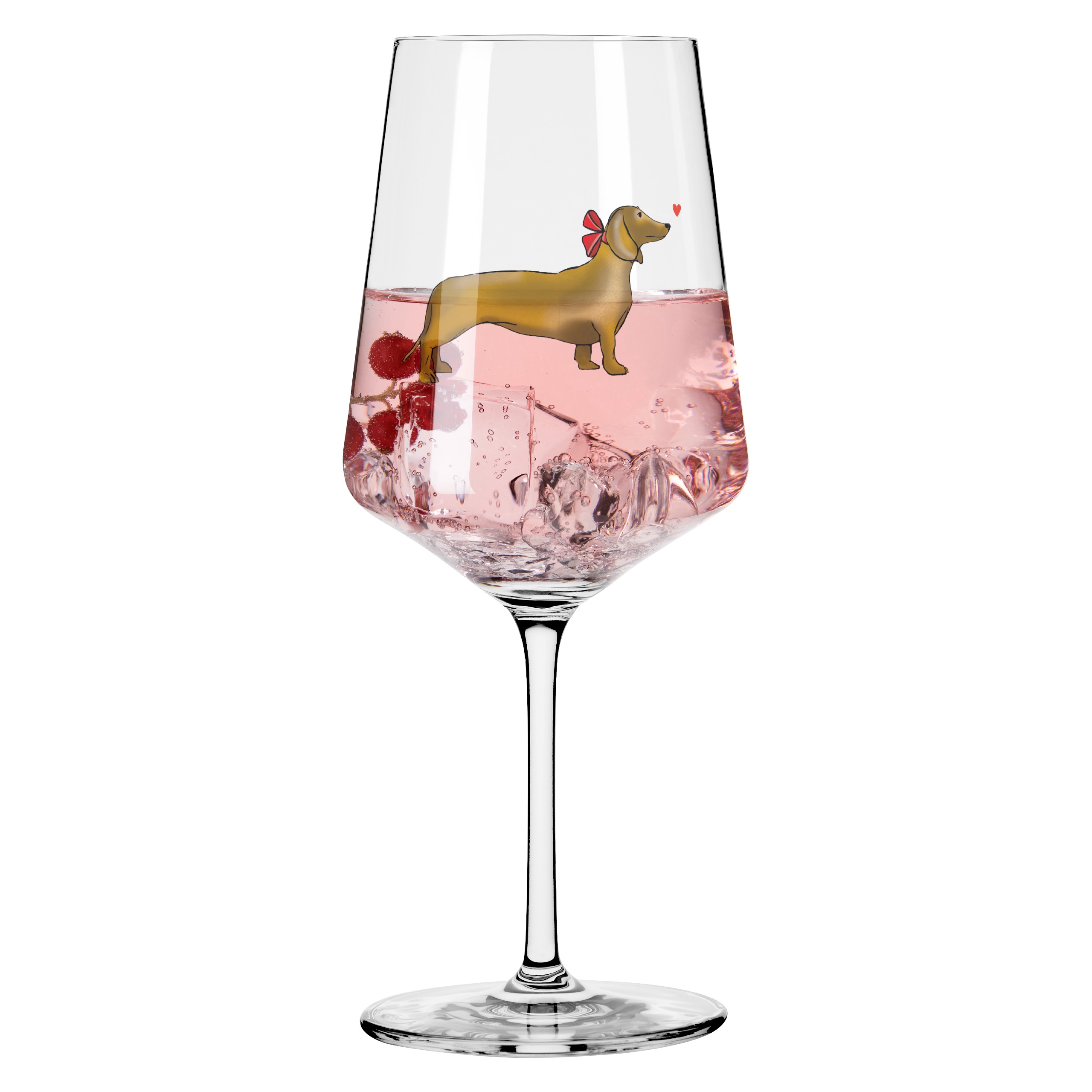 Ritzenhoff Cocktailglas Tierisch Glücklich - Dackel braun 
