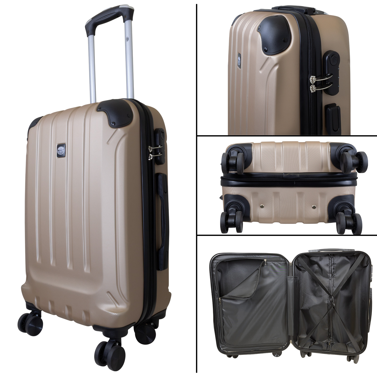 Koffer Catalina, klein - beige