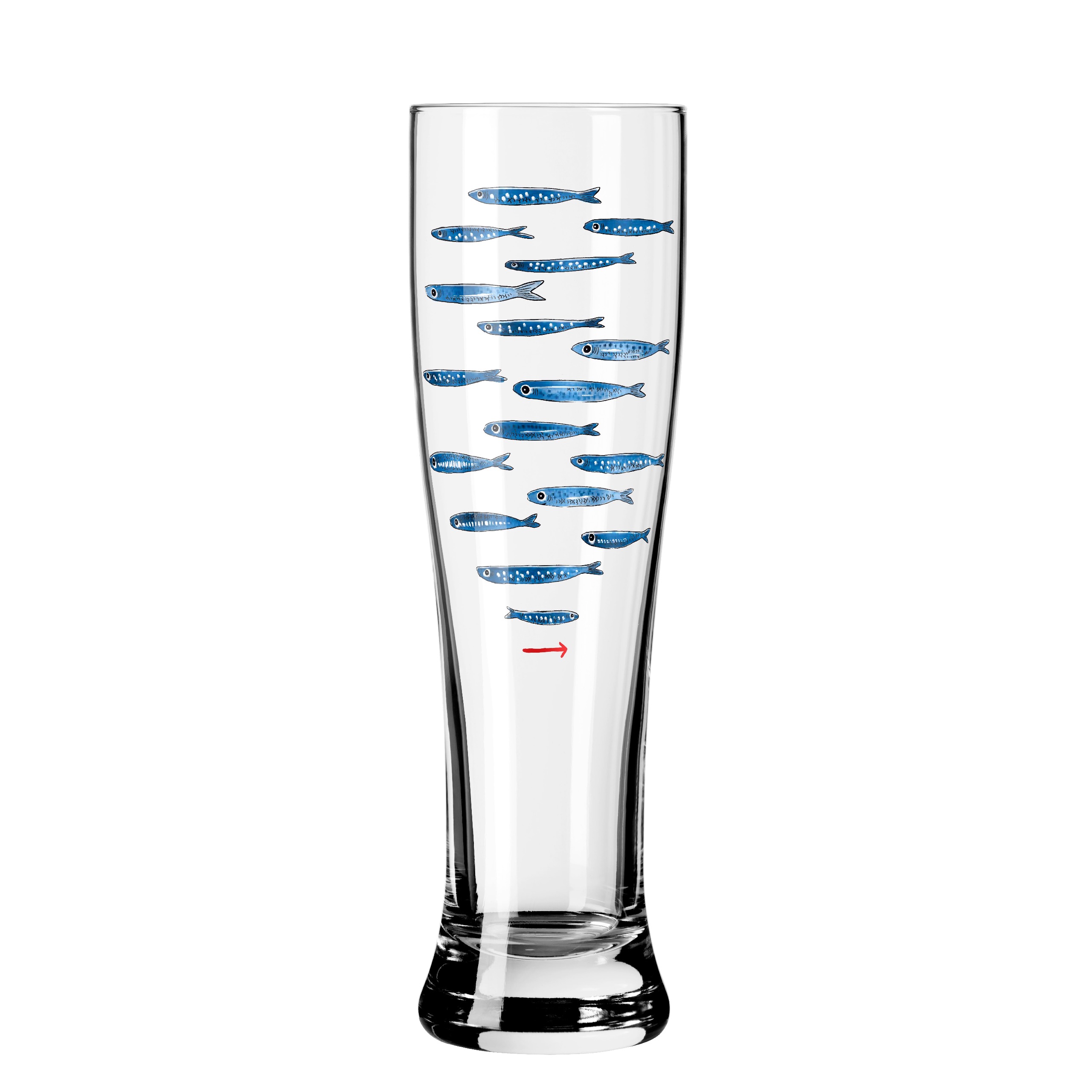 Ritzenhoff Weizenbierglas-Set Brauchzeit - 2-er Set, Möve-Sardinen