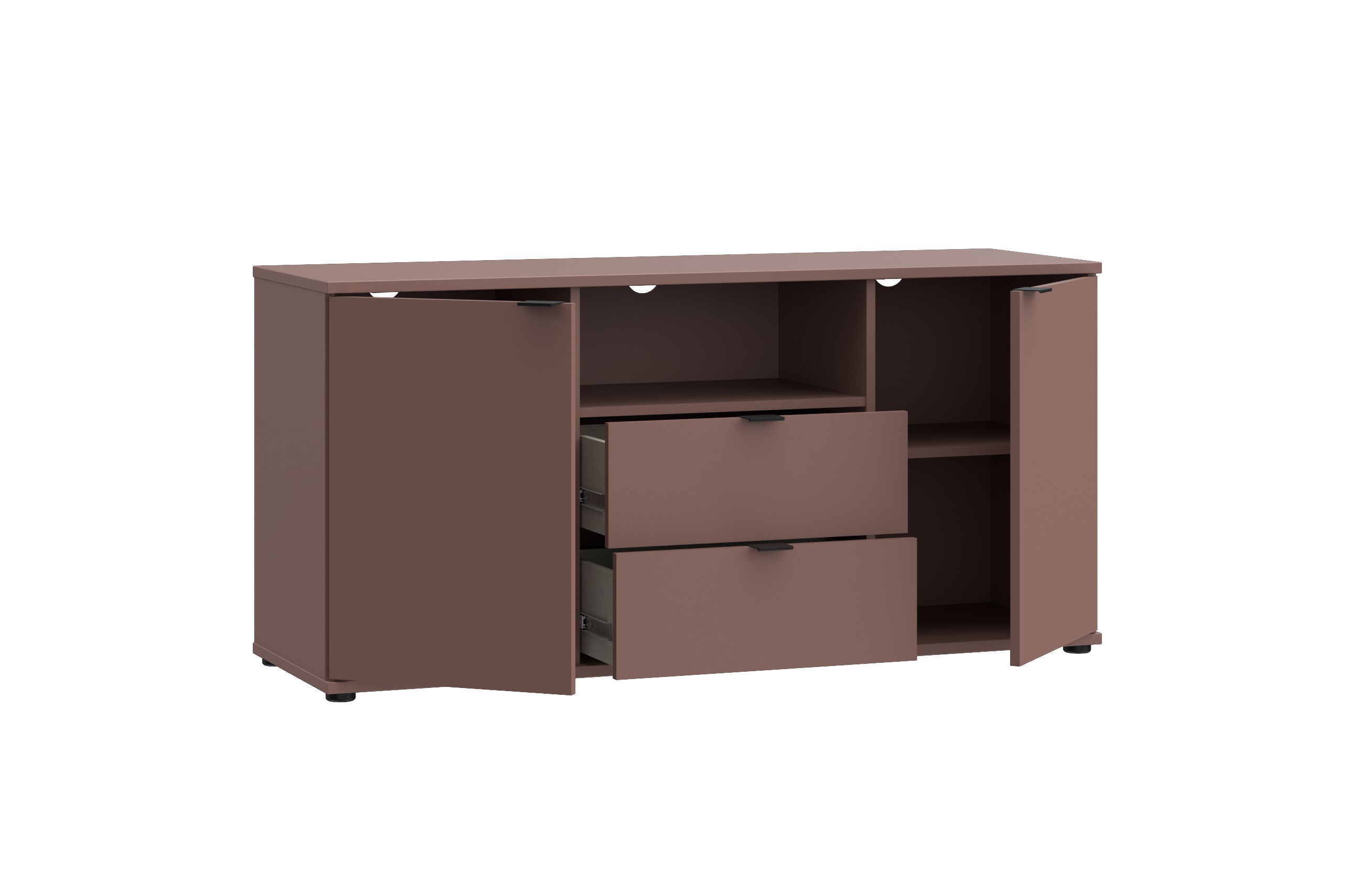 TV-Unterschrank, Terracotta  - Finella