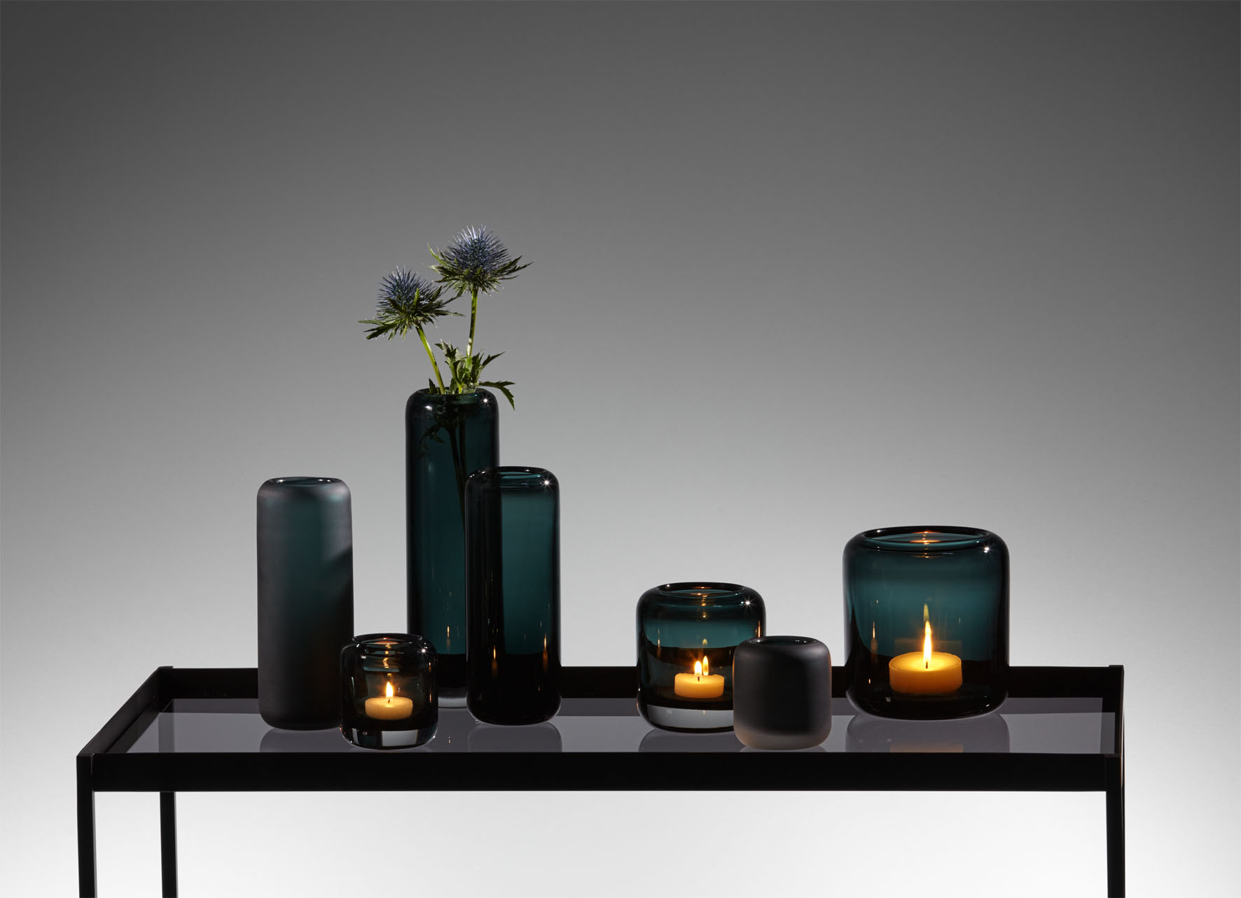Vase Opino petrol 7,5 Ø 20h