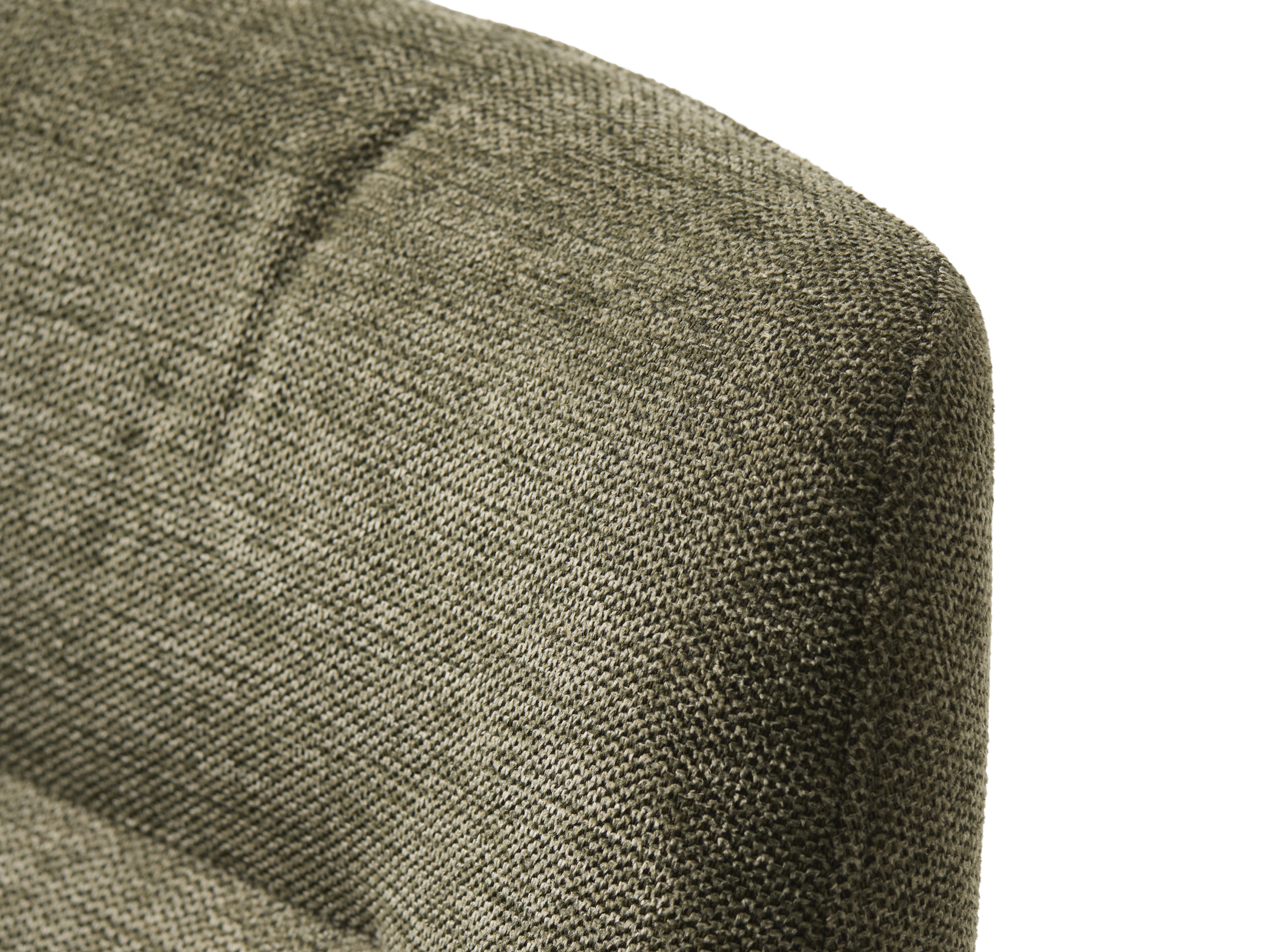 Armlehnstuhl, drehbar, Bouclé Olivgrün - Ulima