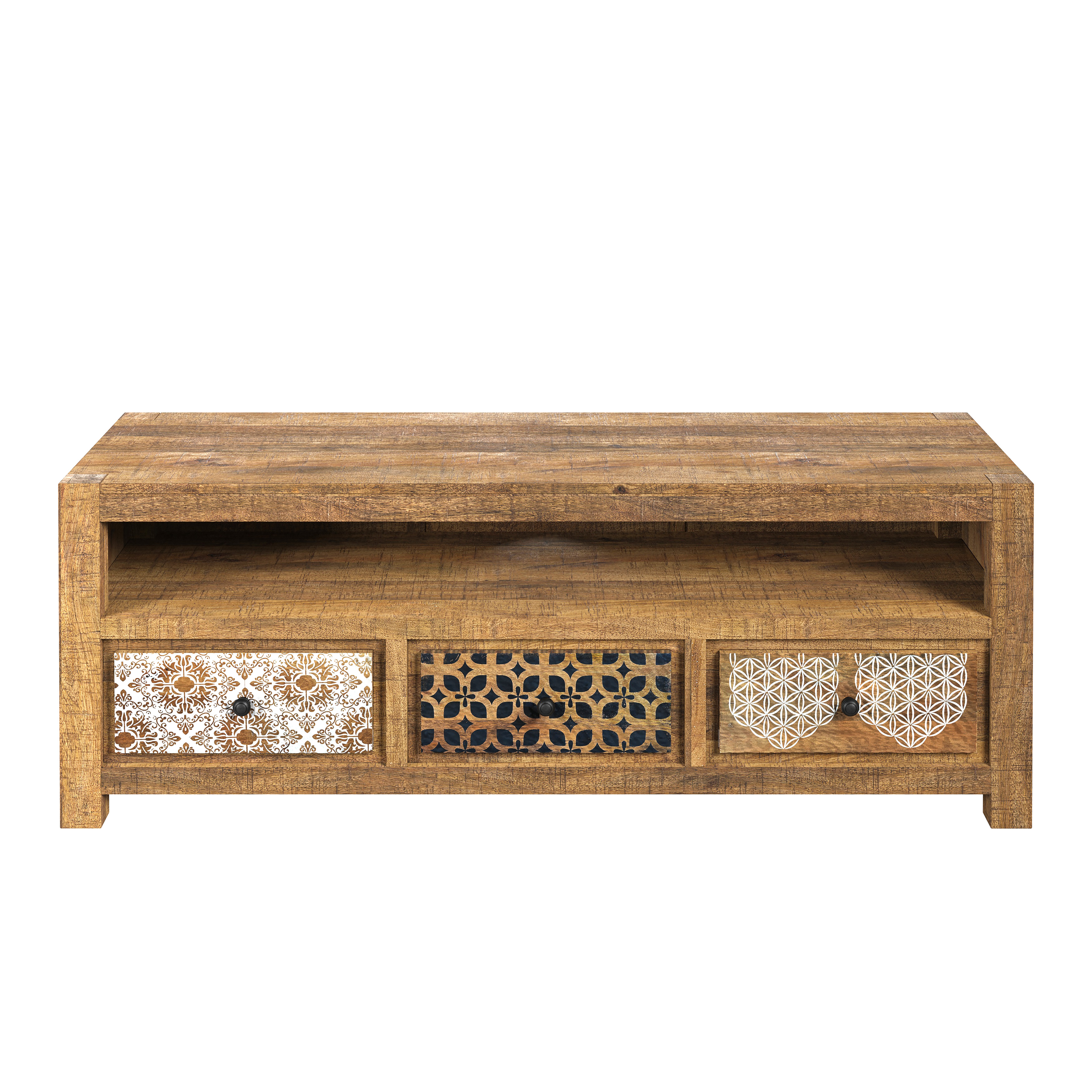 Lowboard, Mangoholz, ca.140cm breit - MyStyle 1008