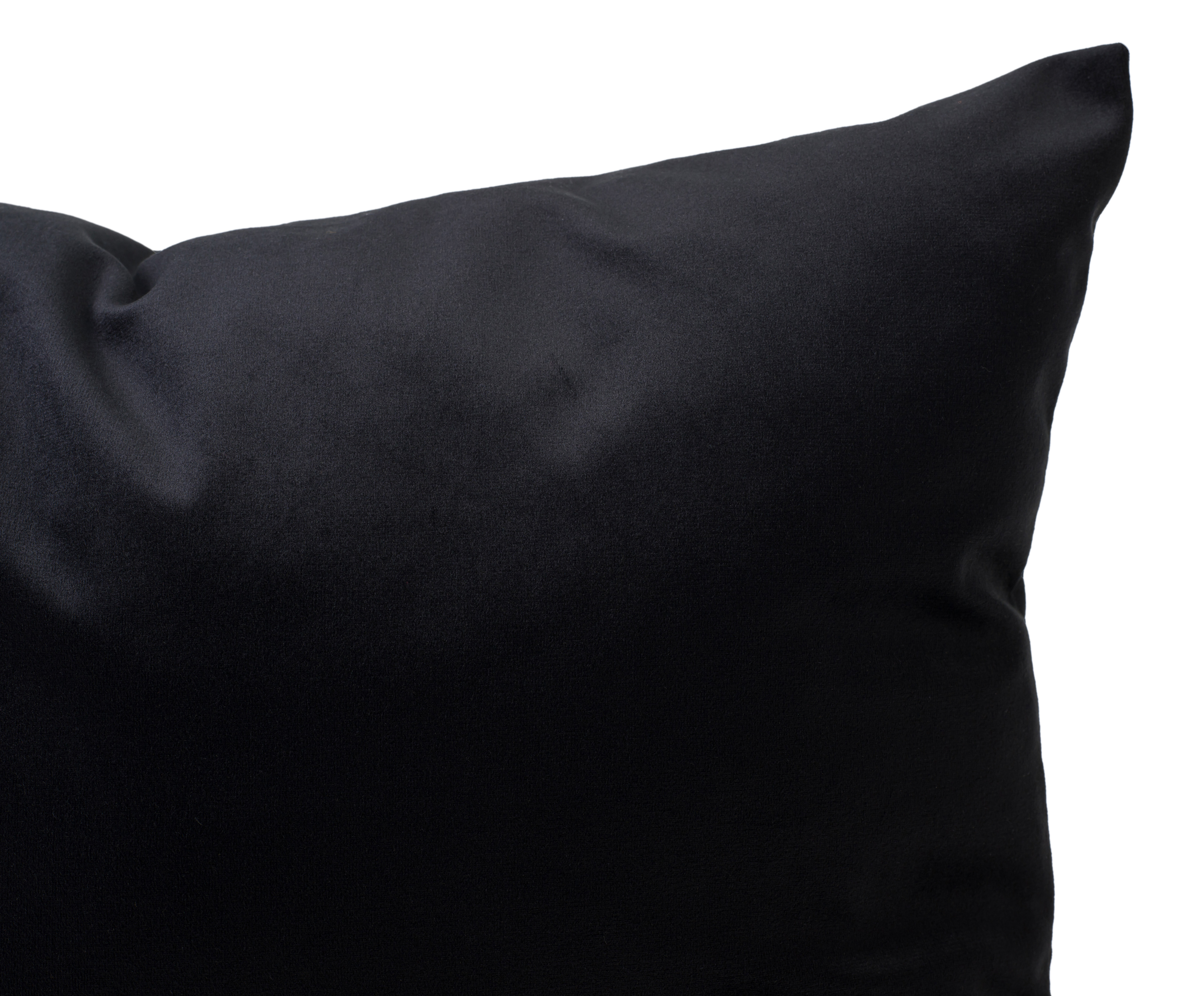 Kissenhülle California, samtoptik - 100% polyester, 50x50cm, schwarz