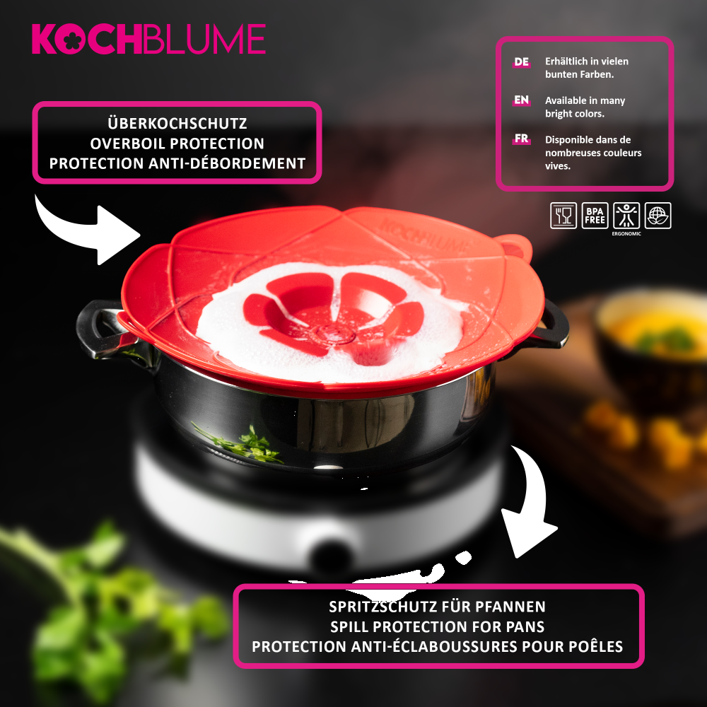 Kochblume XL - rot