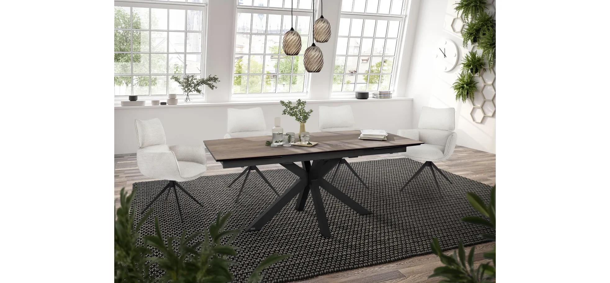 Armlehnstuhl, drehbar 360° autoreturn - Margit