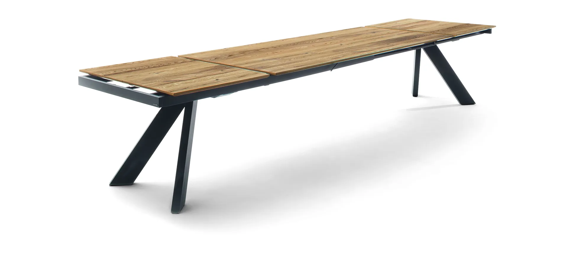 Esstisch - ausziehbar, LB ca. 190x100 cm, Wildeiche Furnier