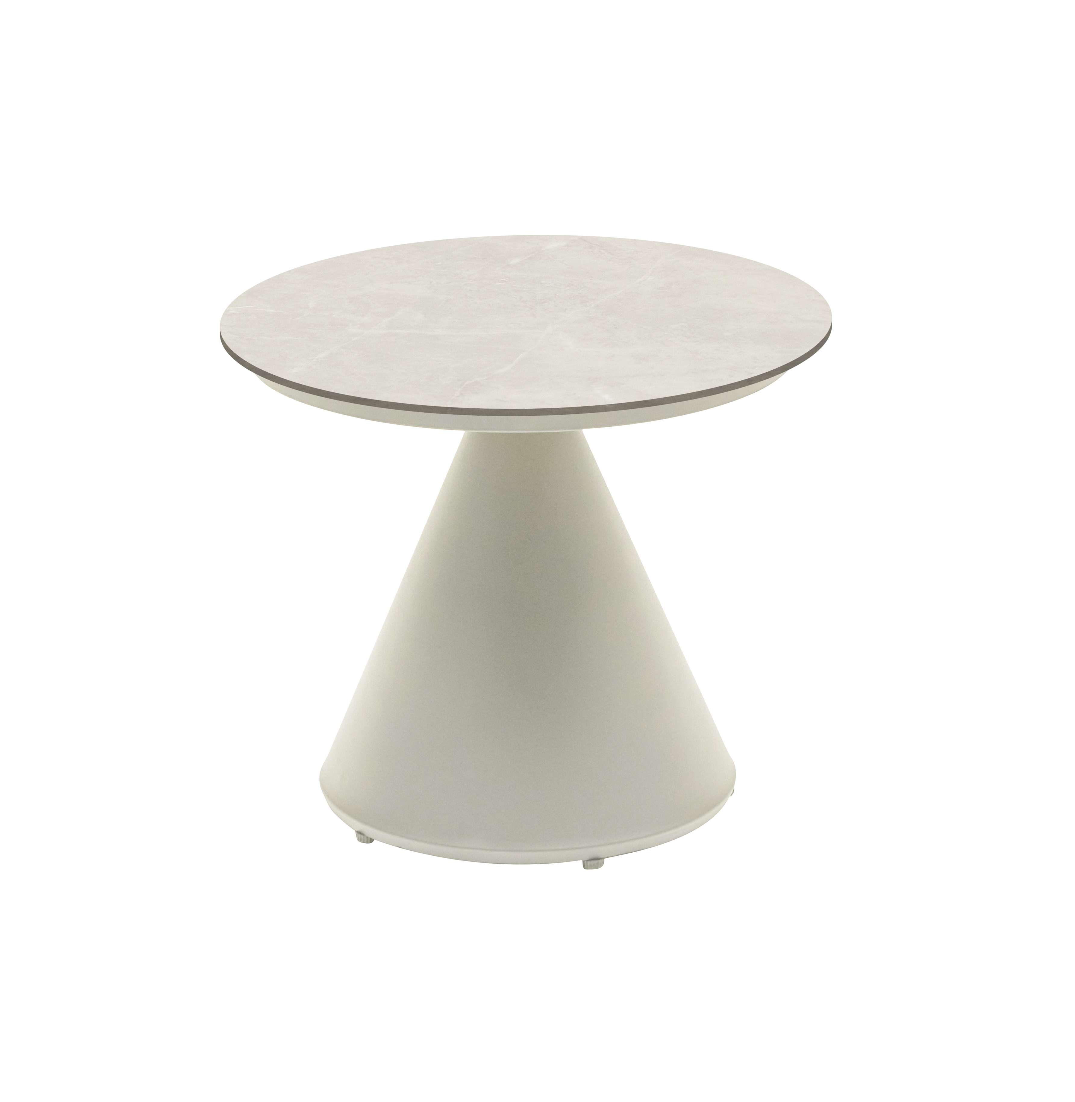 Couchtisch, Outdoor, rund, beige - Puerto