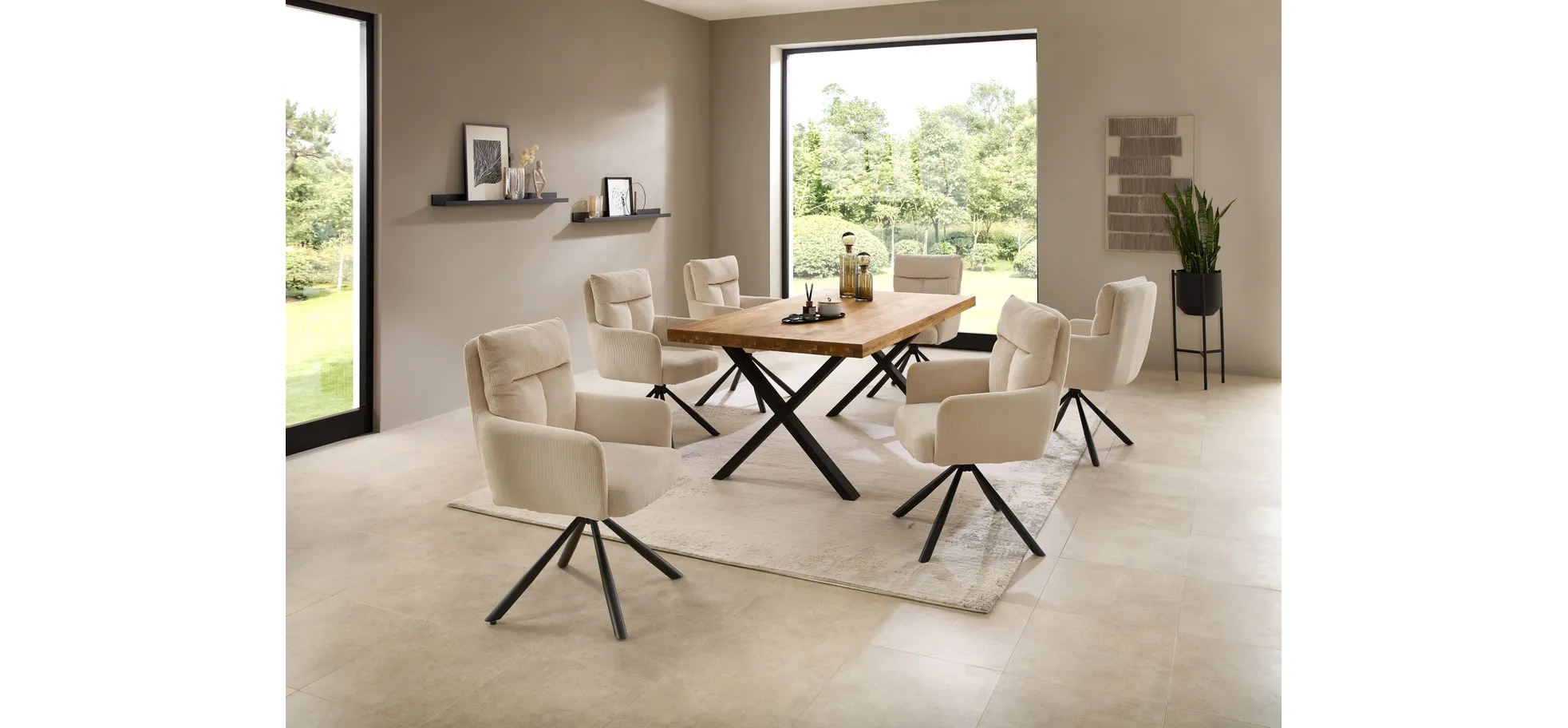 Esstisch, Eiche massiv geölt - MyStyle 4050