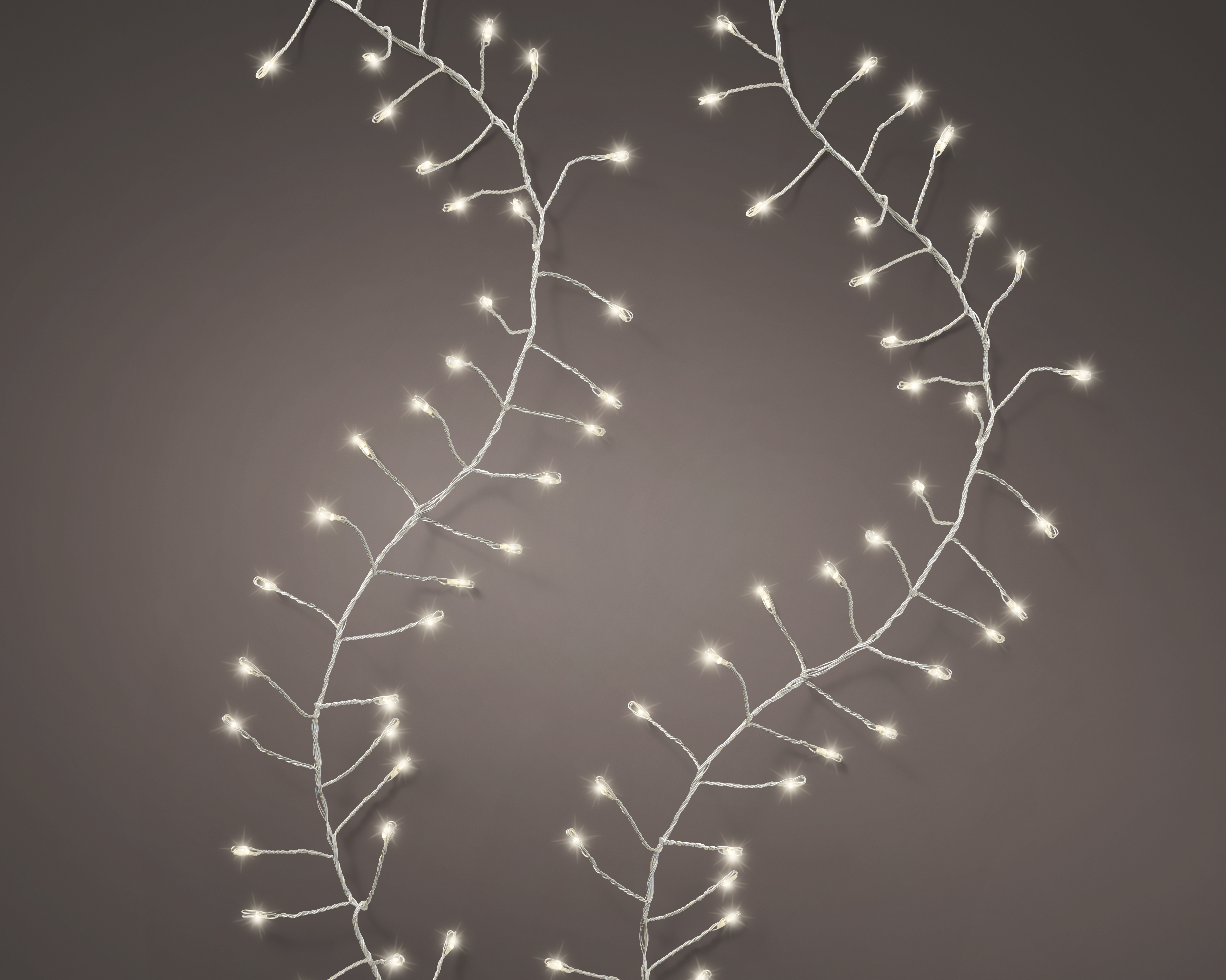 LED-Compact-Beleuchtung, 1440 LEDs, Twinkle Effekt - silber, 1800cm-1440L