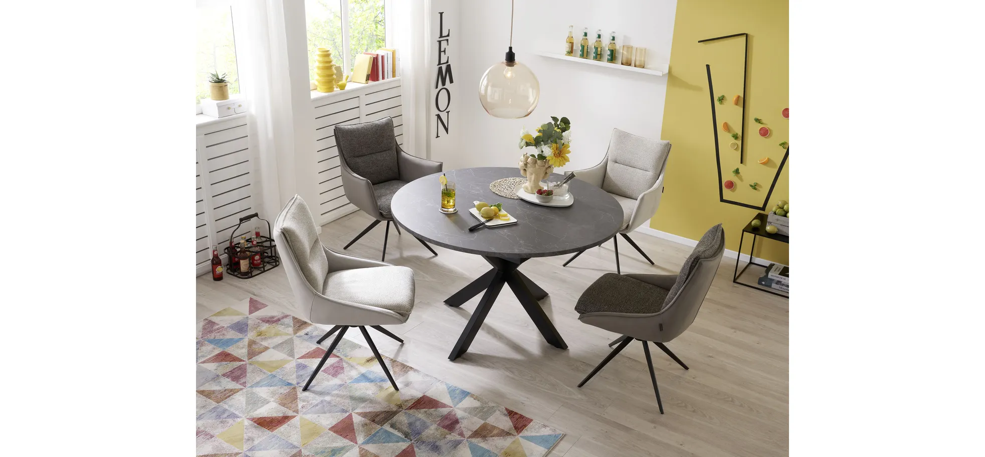 Stuhl, drehbar 360° autoreturn - Mandy