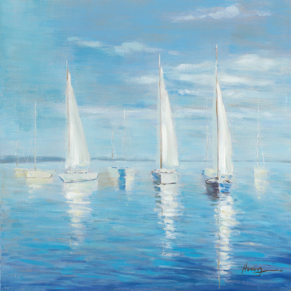 Acrylgemälde Segeln - ca. 100x100cm
