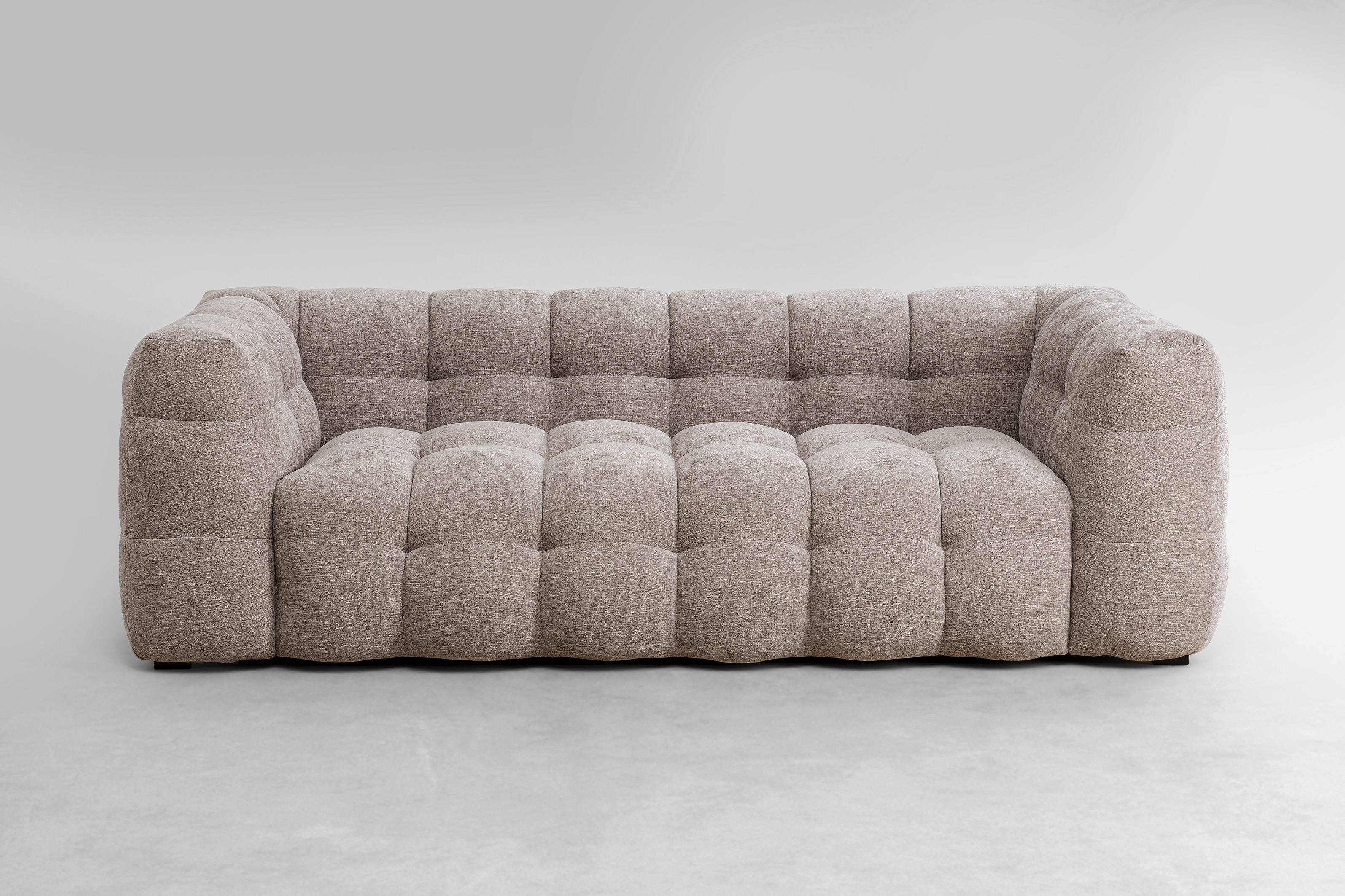 Sofa 3-sitizg Salamanca, grau - Salamanca