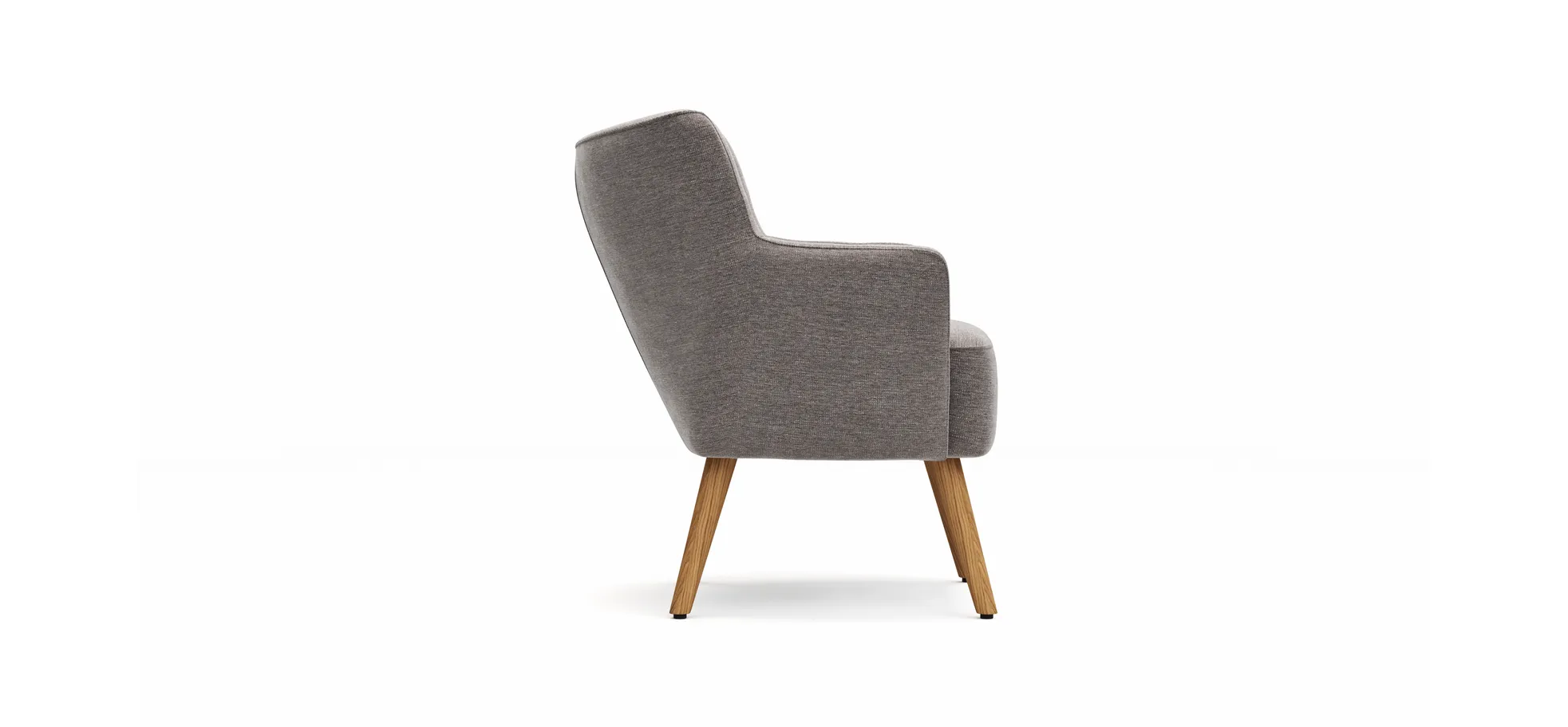Sessel Baldwin - Stoff, Violett Sessel Baldwin - Stoff, Violett