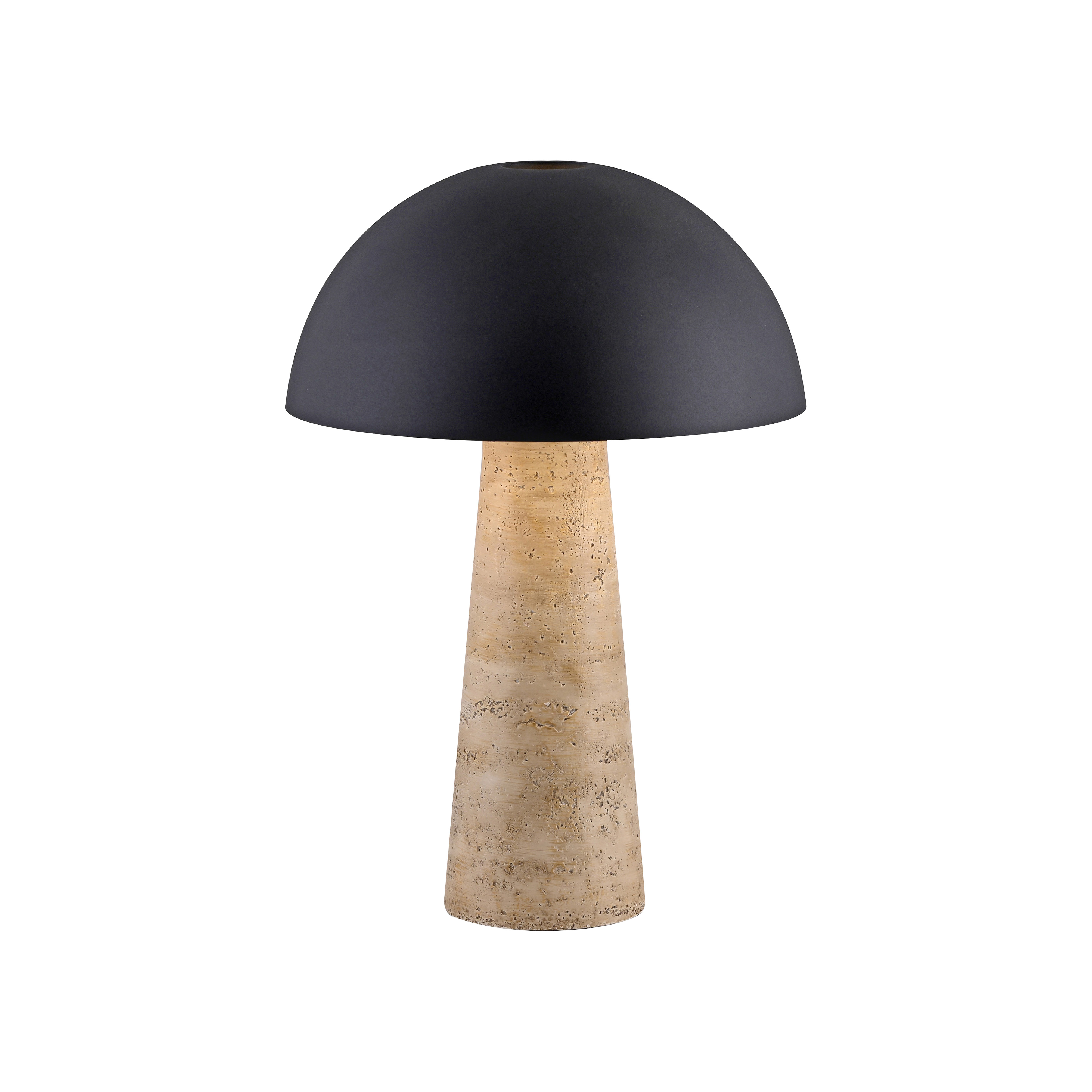 Tischleuchte SOPPER - schwarz, E27, Höhe ca. 36,5cm