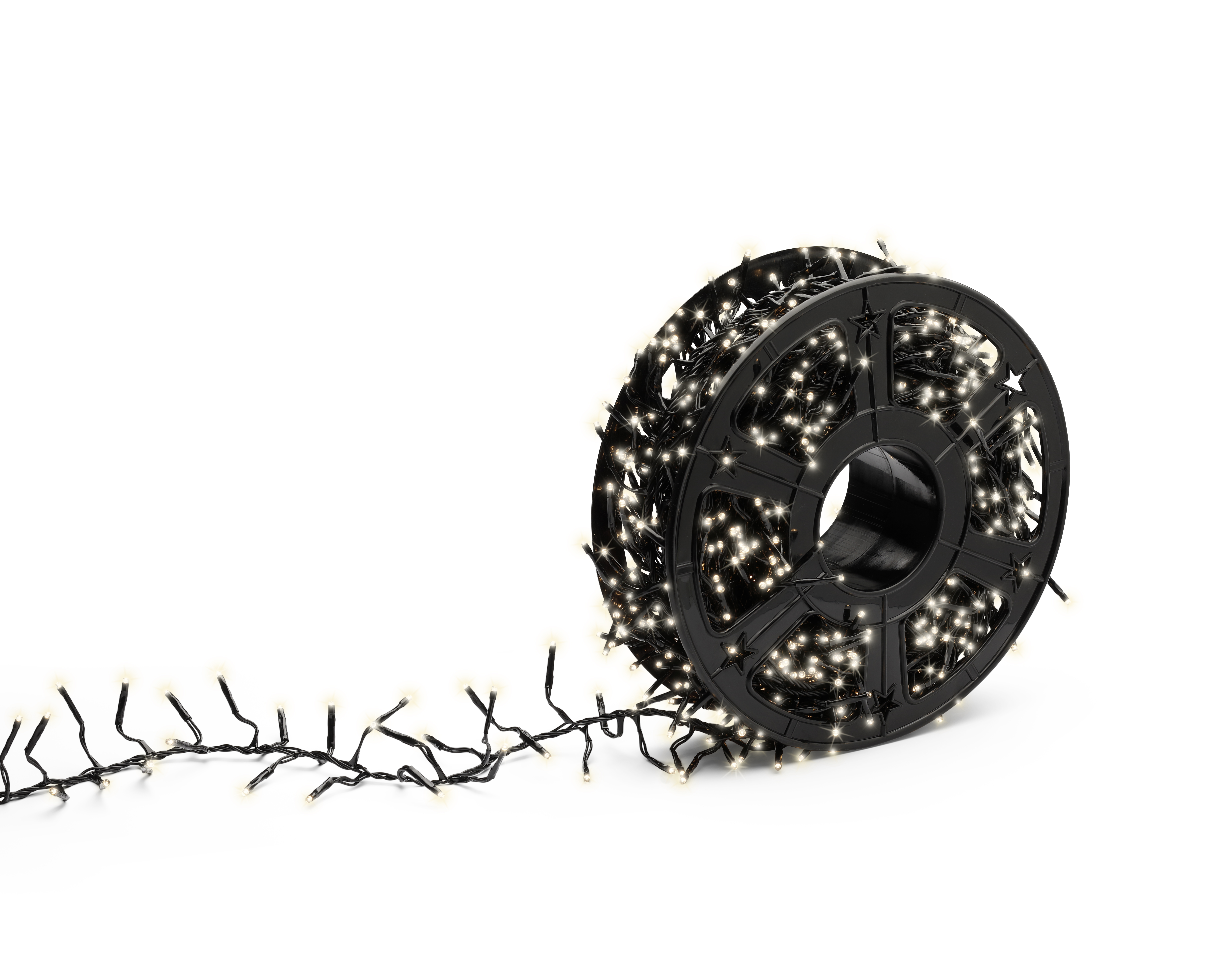 LED Basic-Beleuchtung - schwarz/warmes weiss, PVC, 5000cm-500L