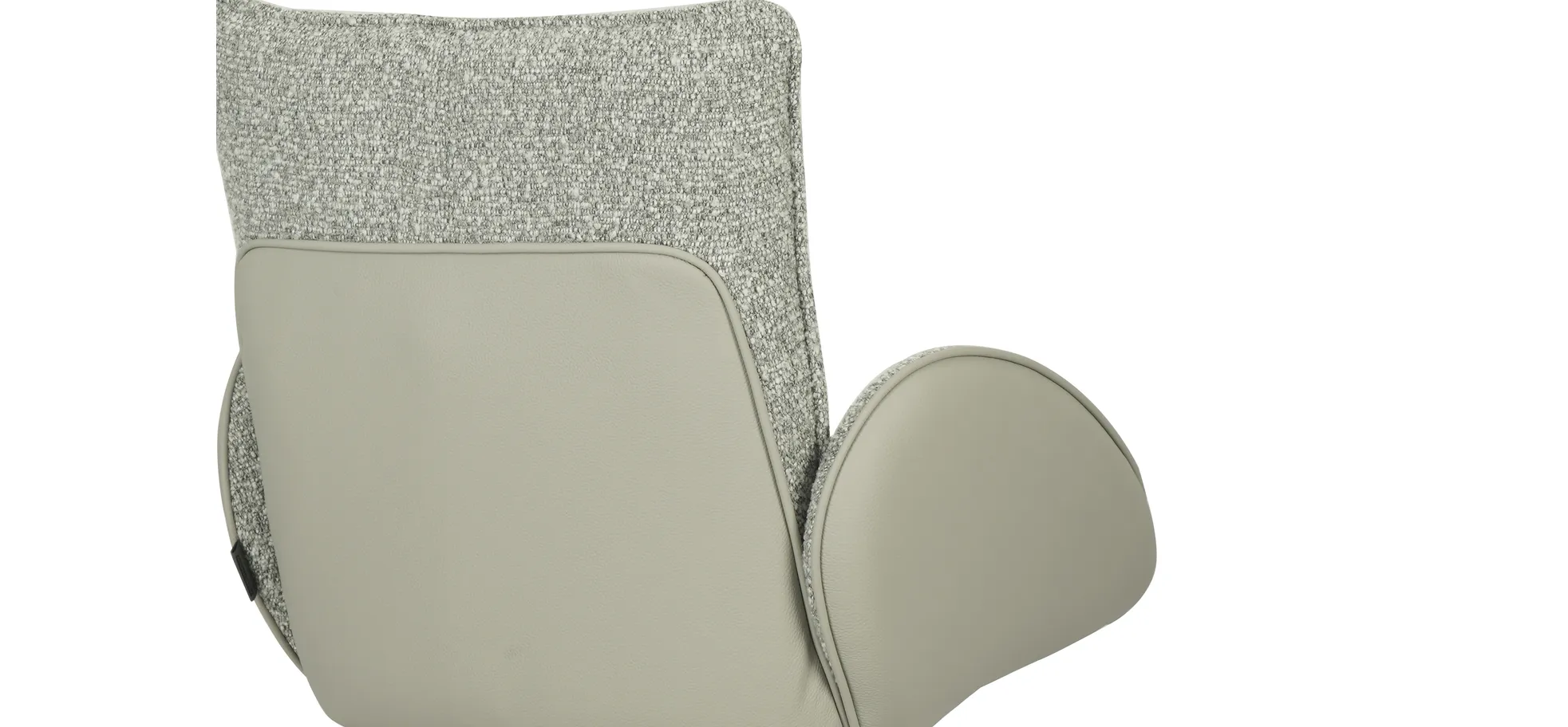 Armlehnstuhl, silberfarben - Maura