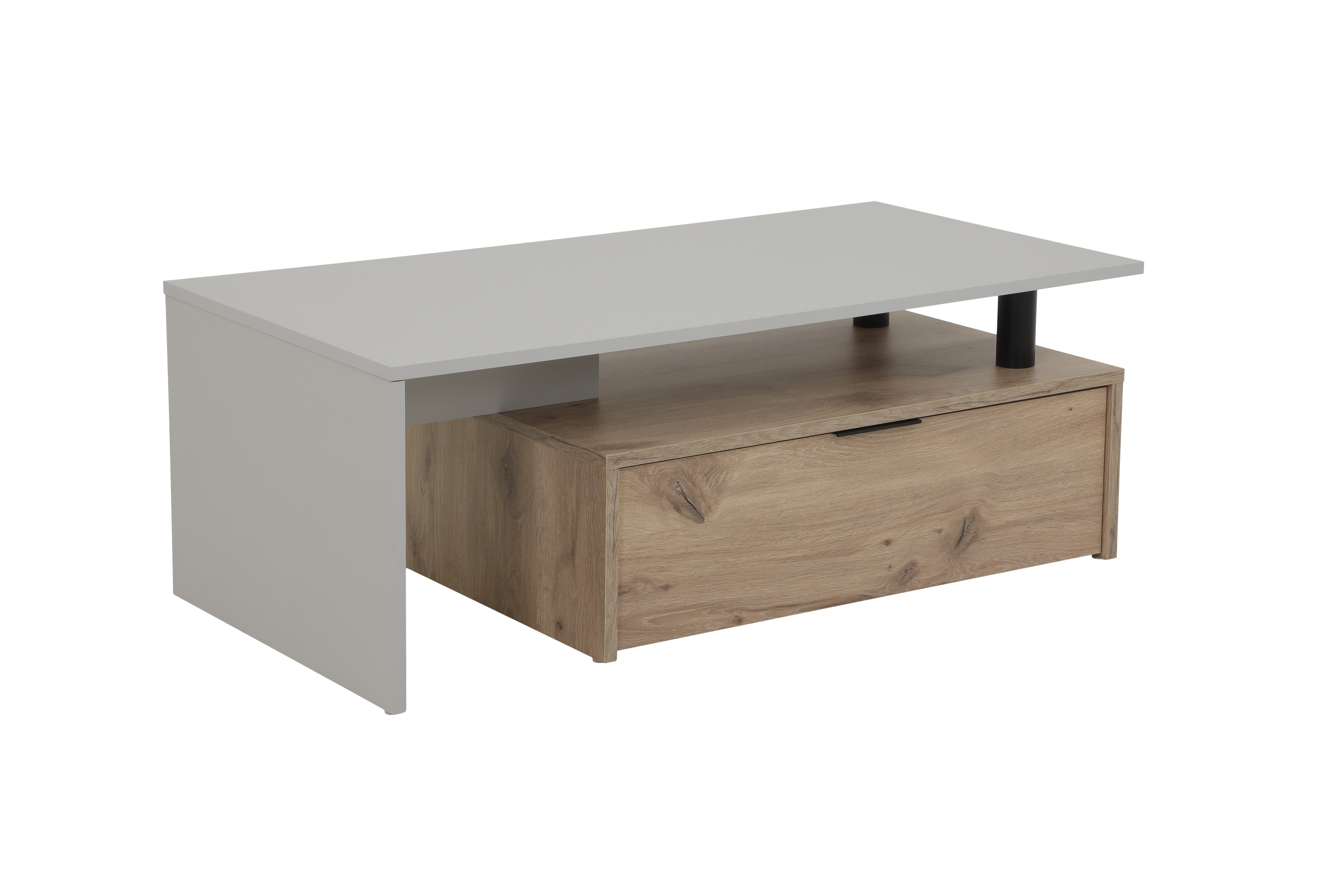 Couchtisch, oak/hellgrau - MYTREND387