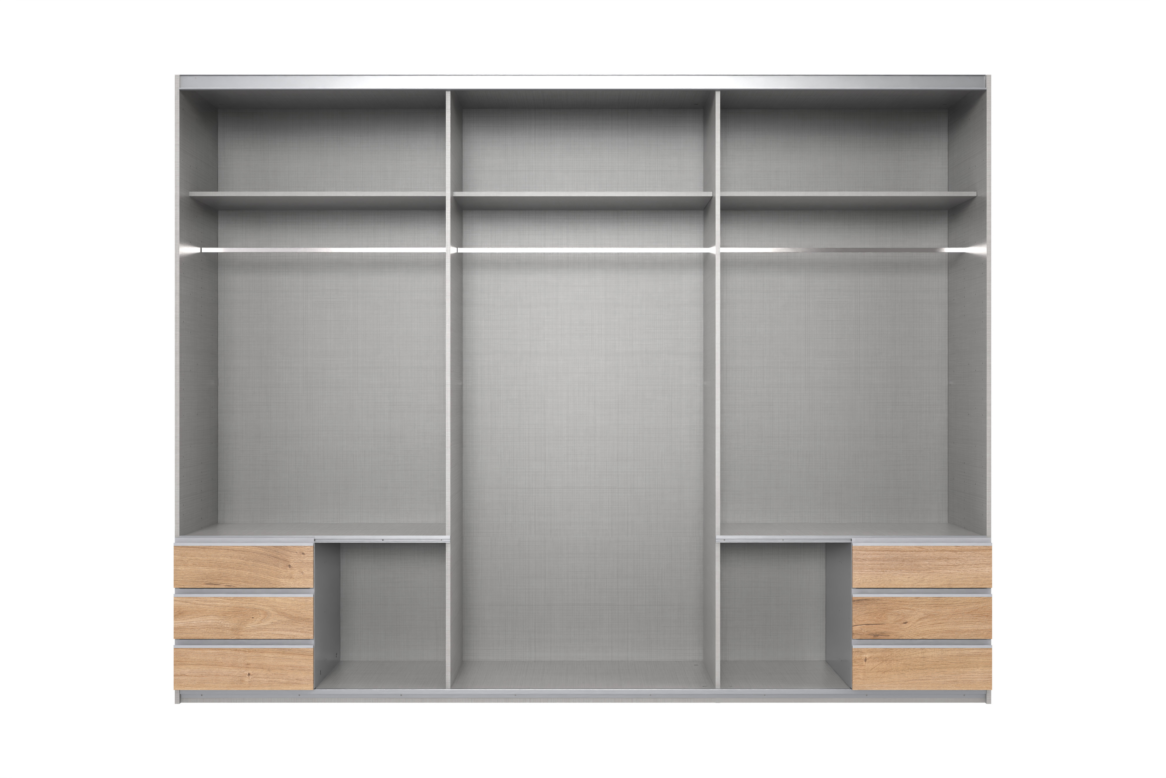 Schwebetürenschrank, Plankeneiche - MyStyle 3073