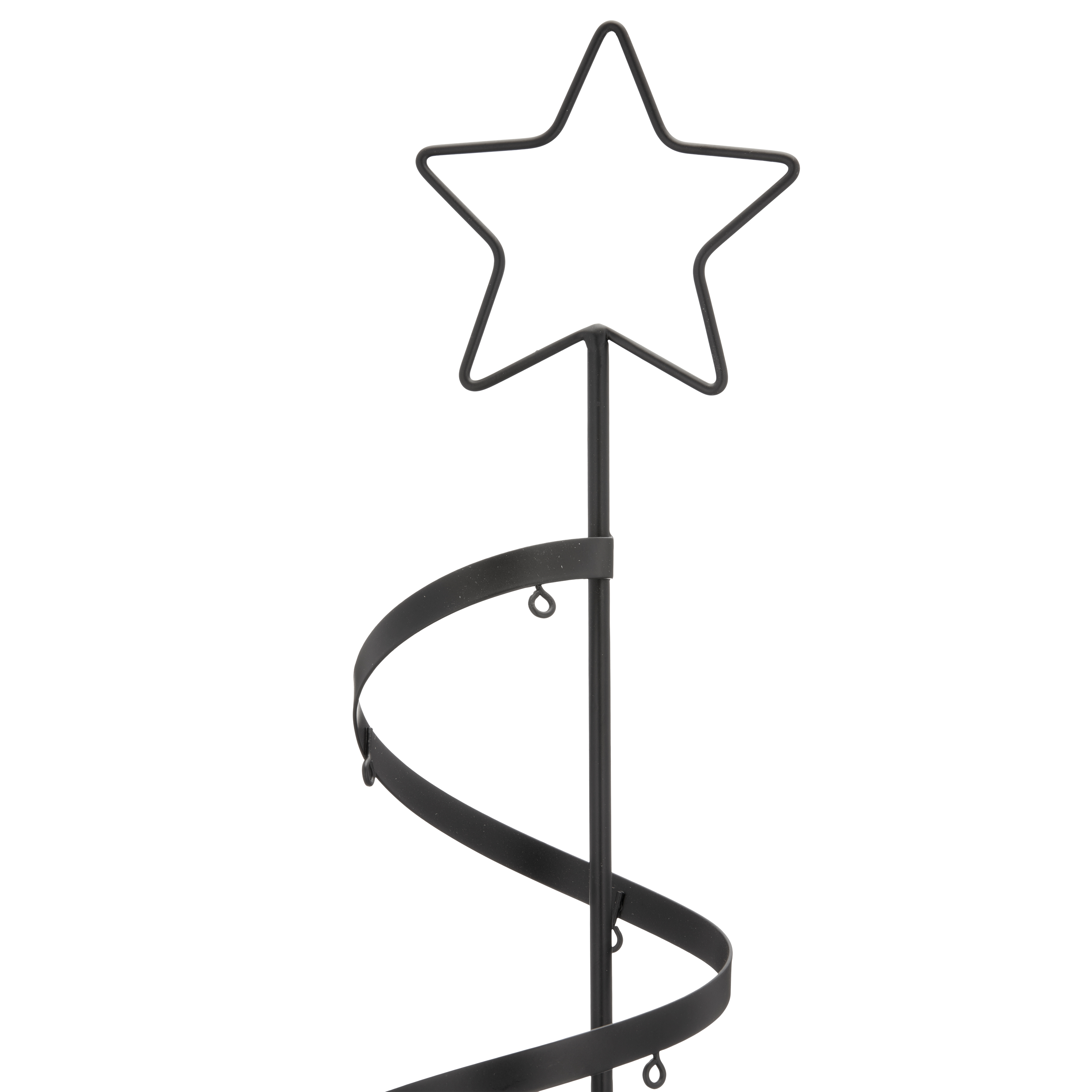 Ständer zum schmücken - metall, schwarz, 20x50cm