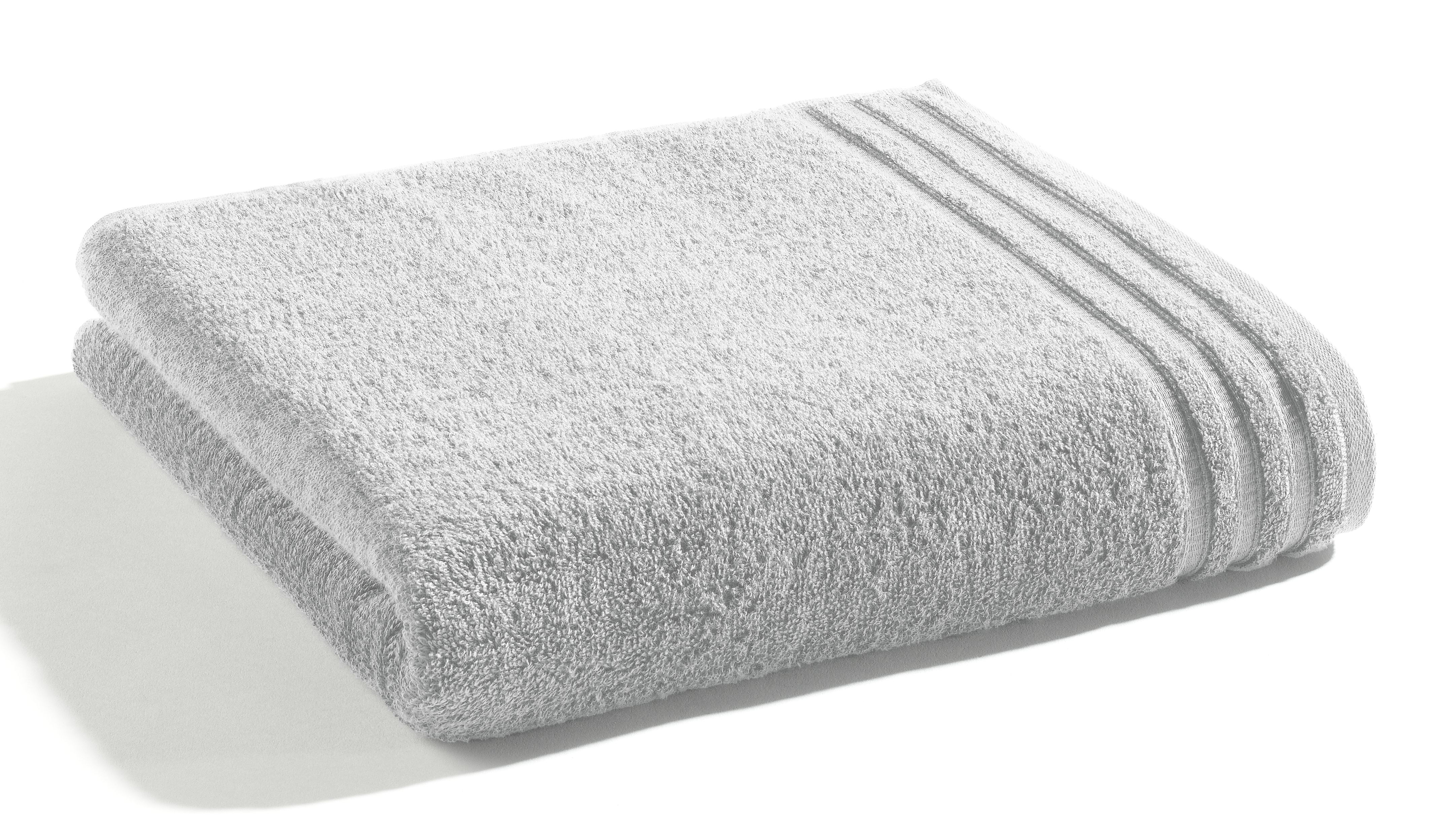 Duschtuch Natural Glamour - light grey, ca. 67x140cm