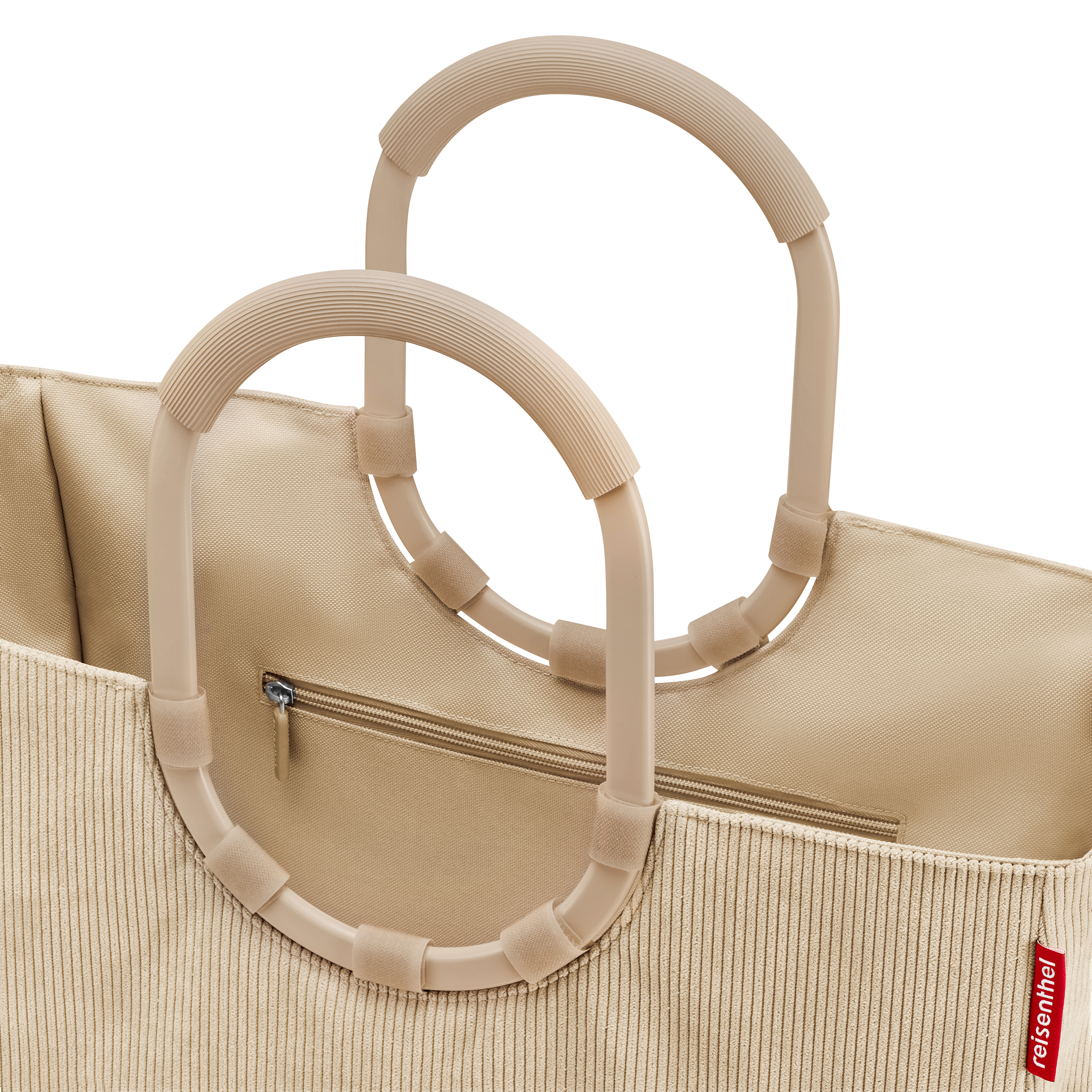 reisenthel, loopshopper L - cord sand