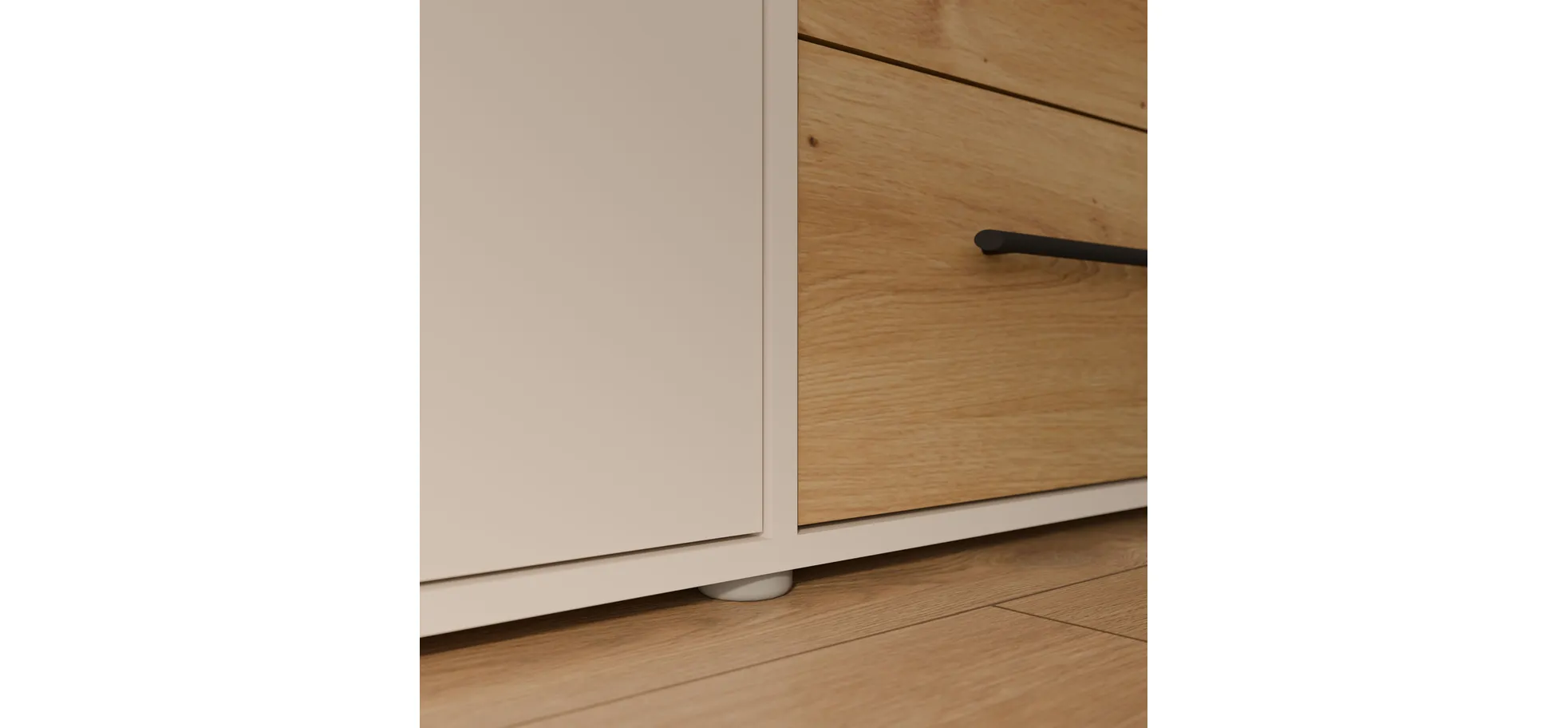 Drehtürenschrank, Dekor sand - Fathie