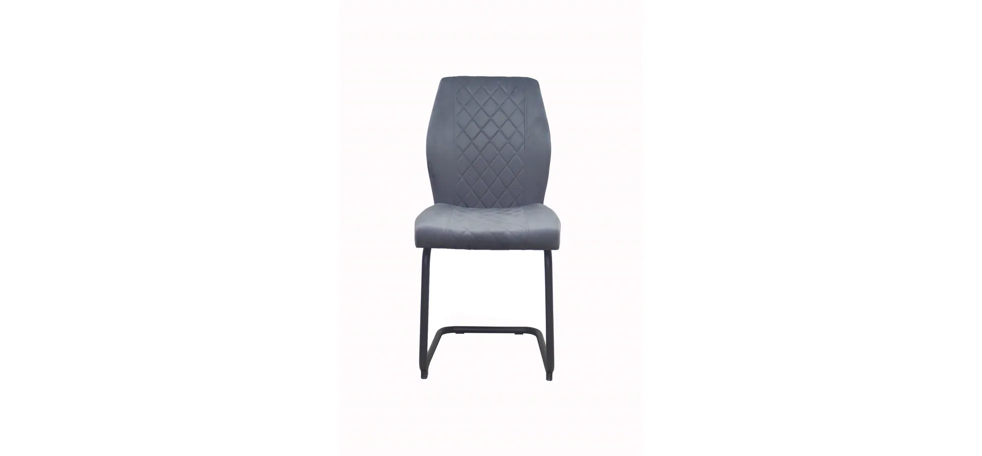 Schwingstuhl, Samtvelvet Dunkelgrau - MyStyle 4012